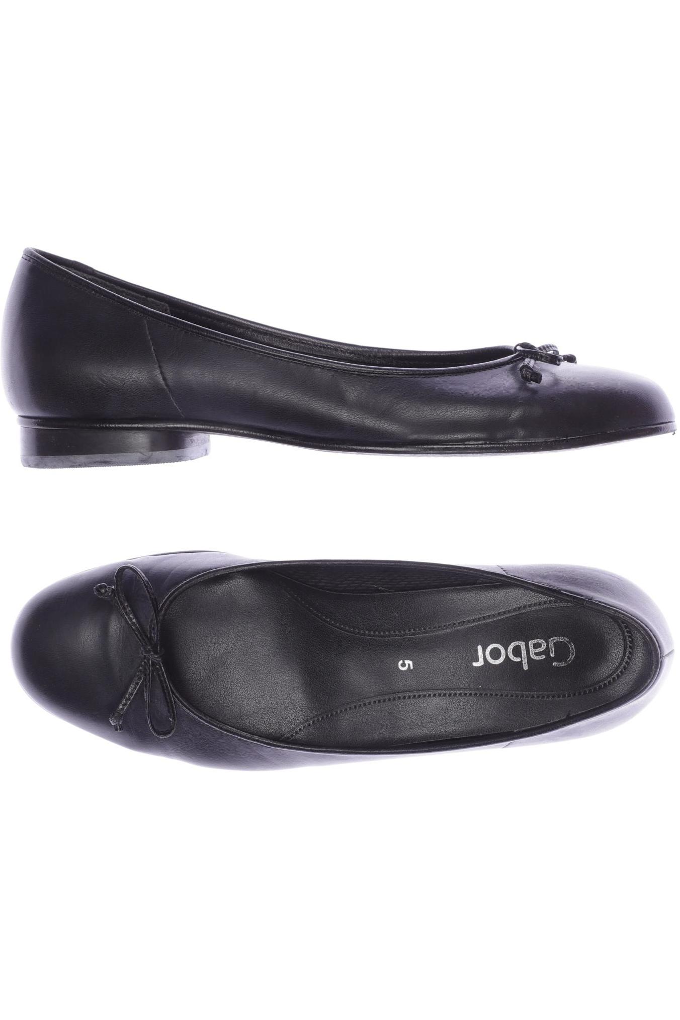 

Gabor Damen Ballerinas, schwarz, Gr. 5