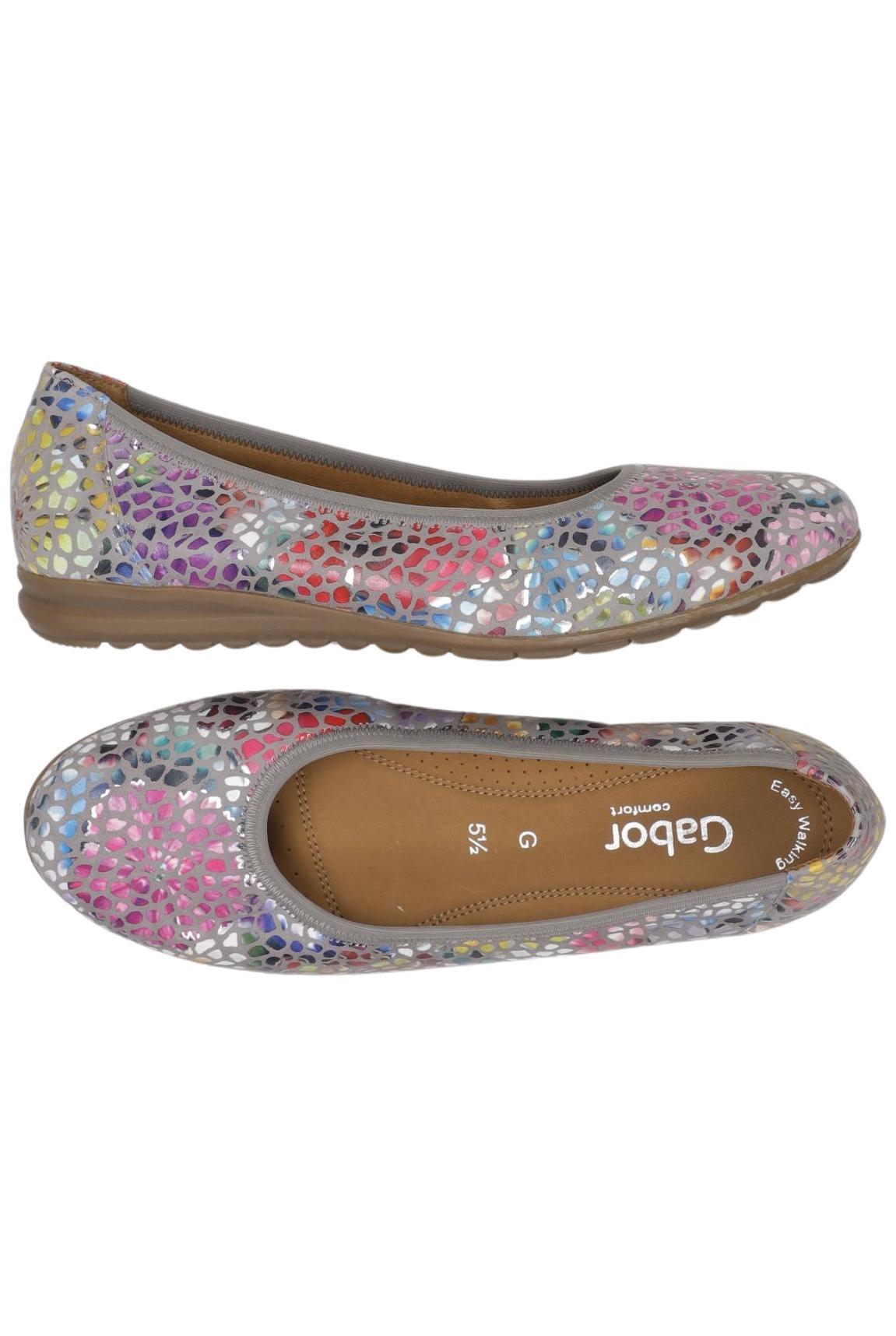 

Gabor Damen Ballerinas, silber, Gr. 5.5