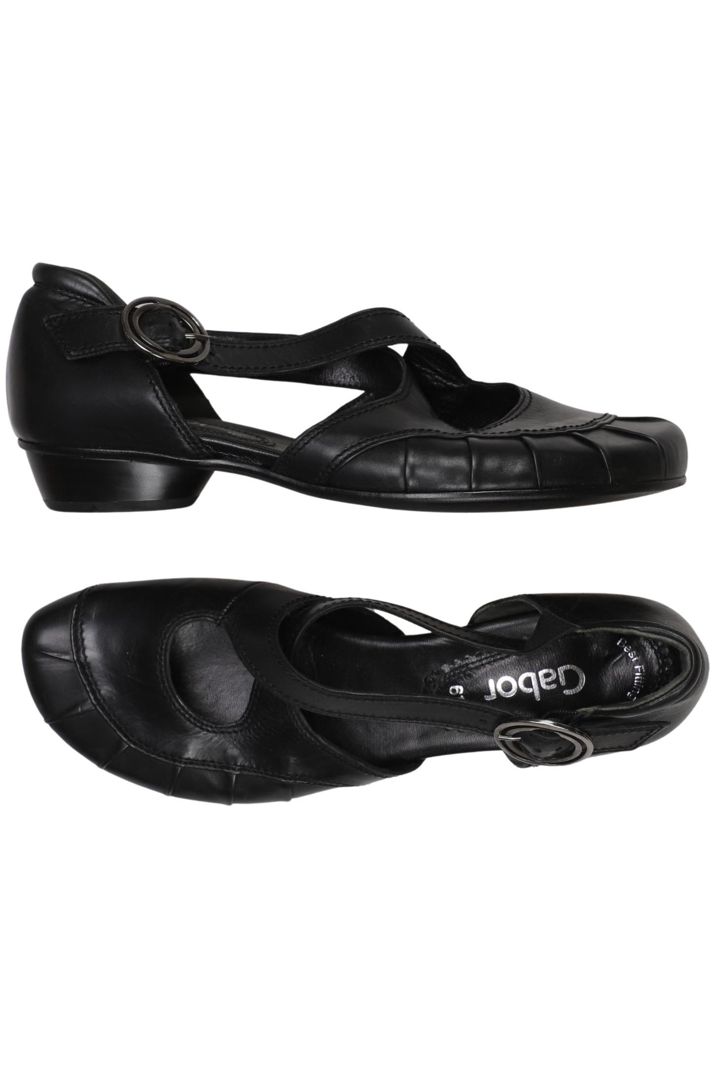 

Gabor Damen Ballerinas, schwarz, Gr. 6.5