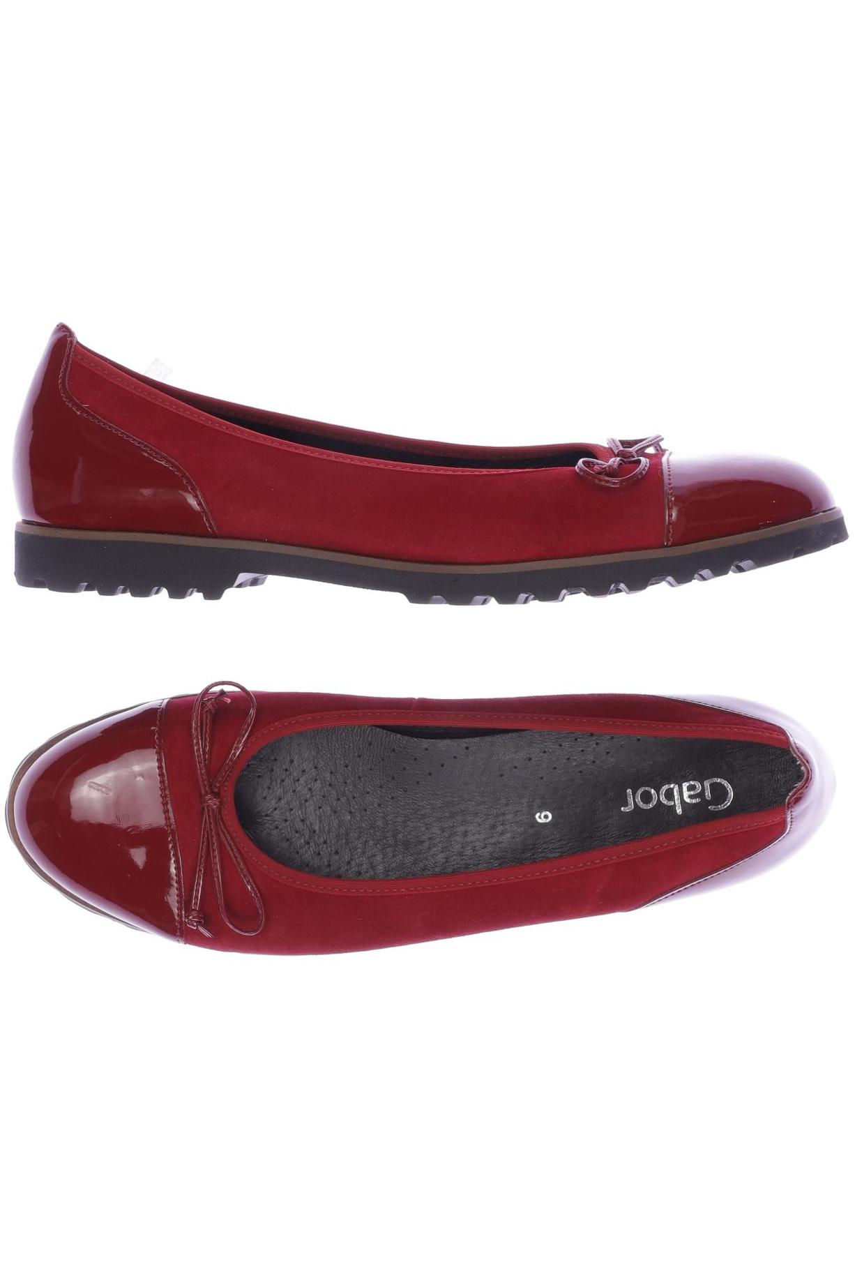 

Gabor Damen Ballerinas, rot, Gr. 9