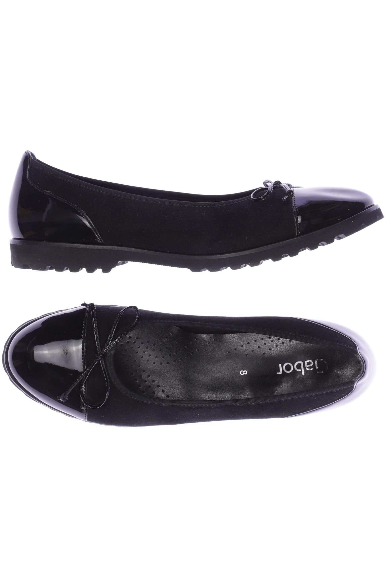 

Gabor Damen Ballerinas, schwarz, Gr. 8