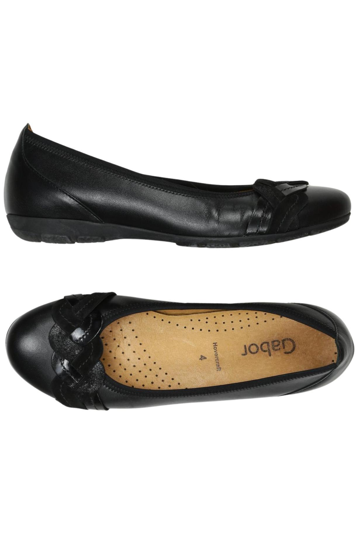 

Gabor Damen Ballerinas, schwarz, Gr. 4