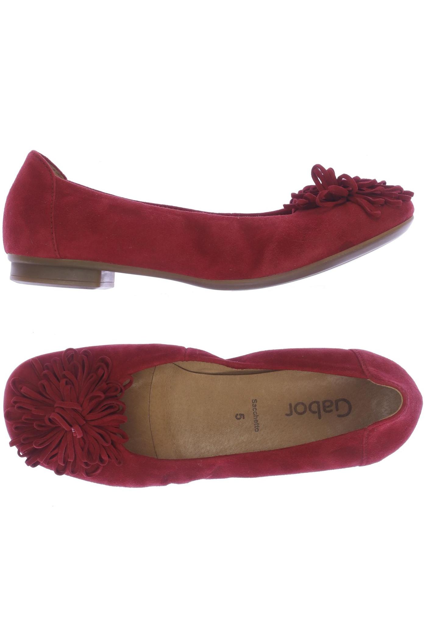 

Gabor Damen Ballerinas, rot, Gr. 5
