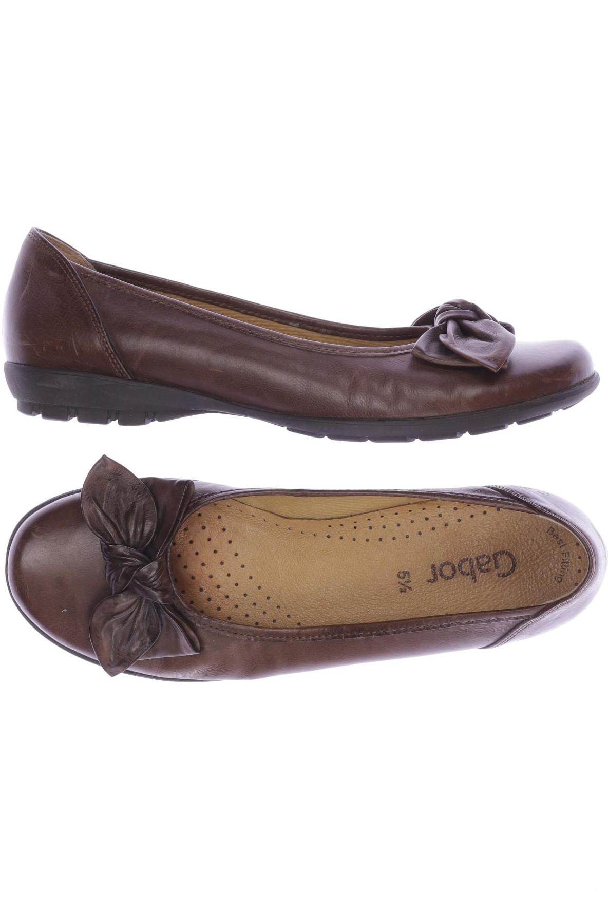 

Gabor Damen Ballerinas, braun, Gr. 5.5