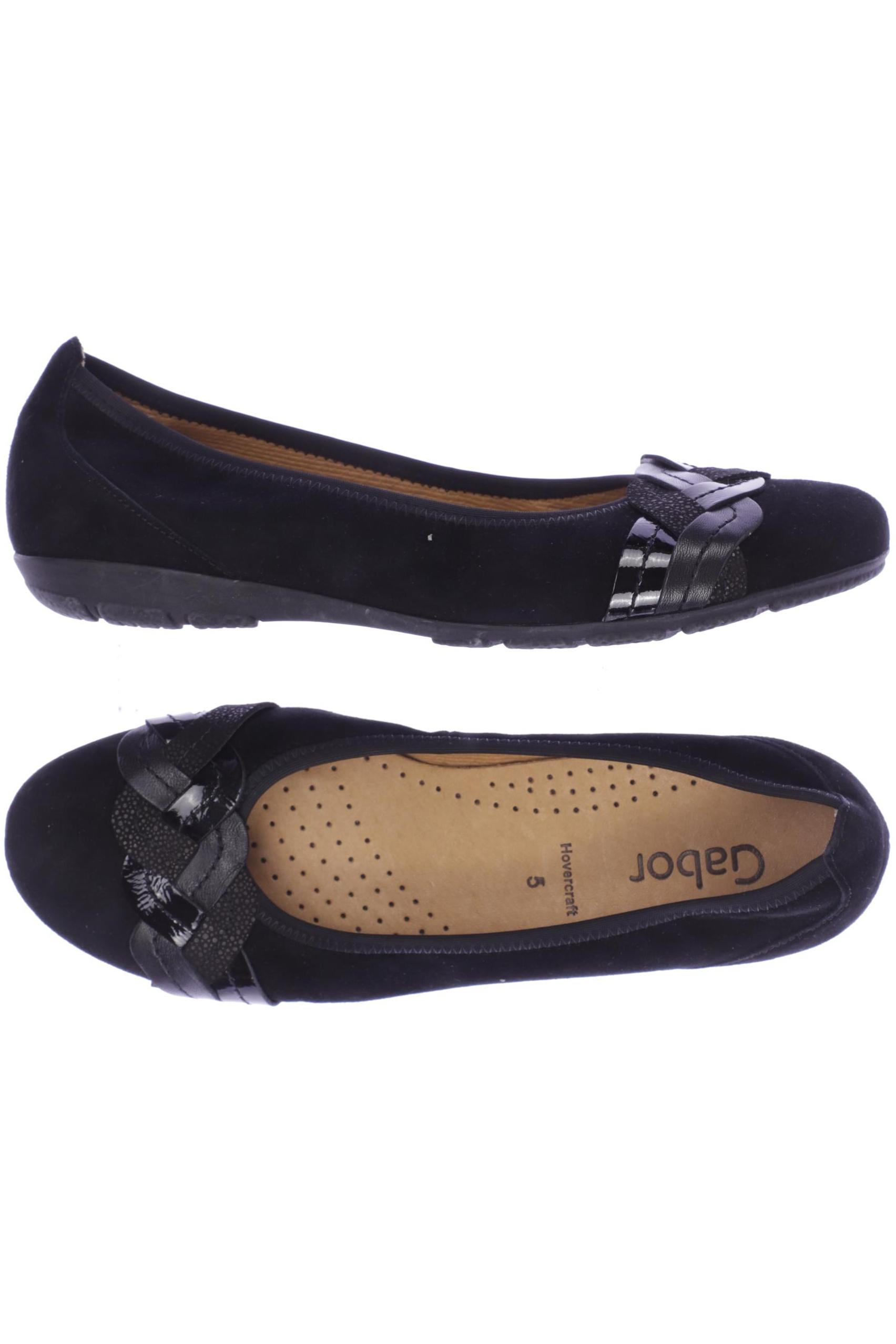 

Gabor Damen Ballerinas, schwarz, Gr. 5
