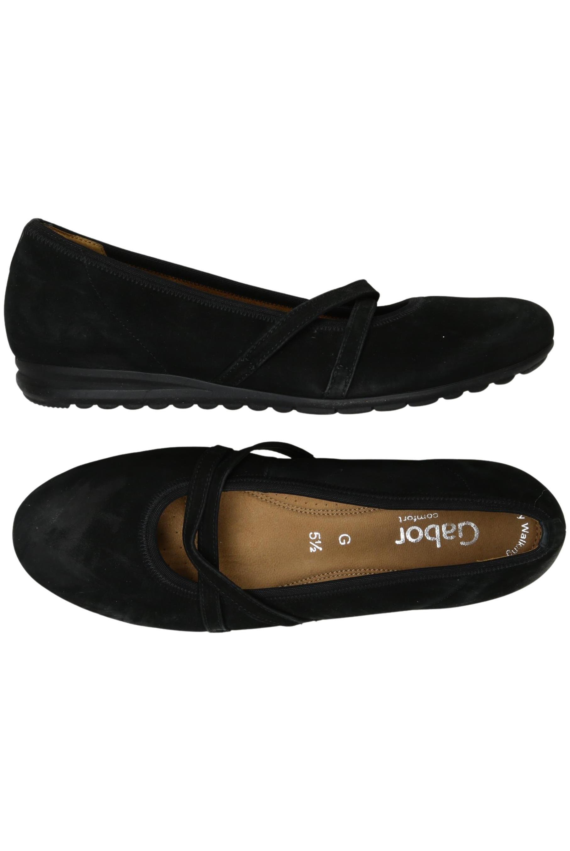 

Gabor Damen Ballerinas, schwarz, Gr. 5.5