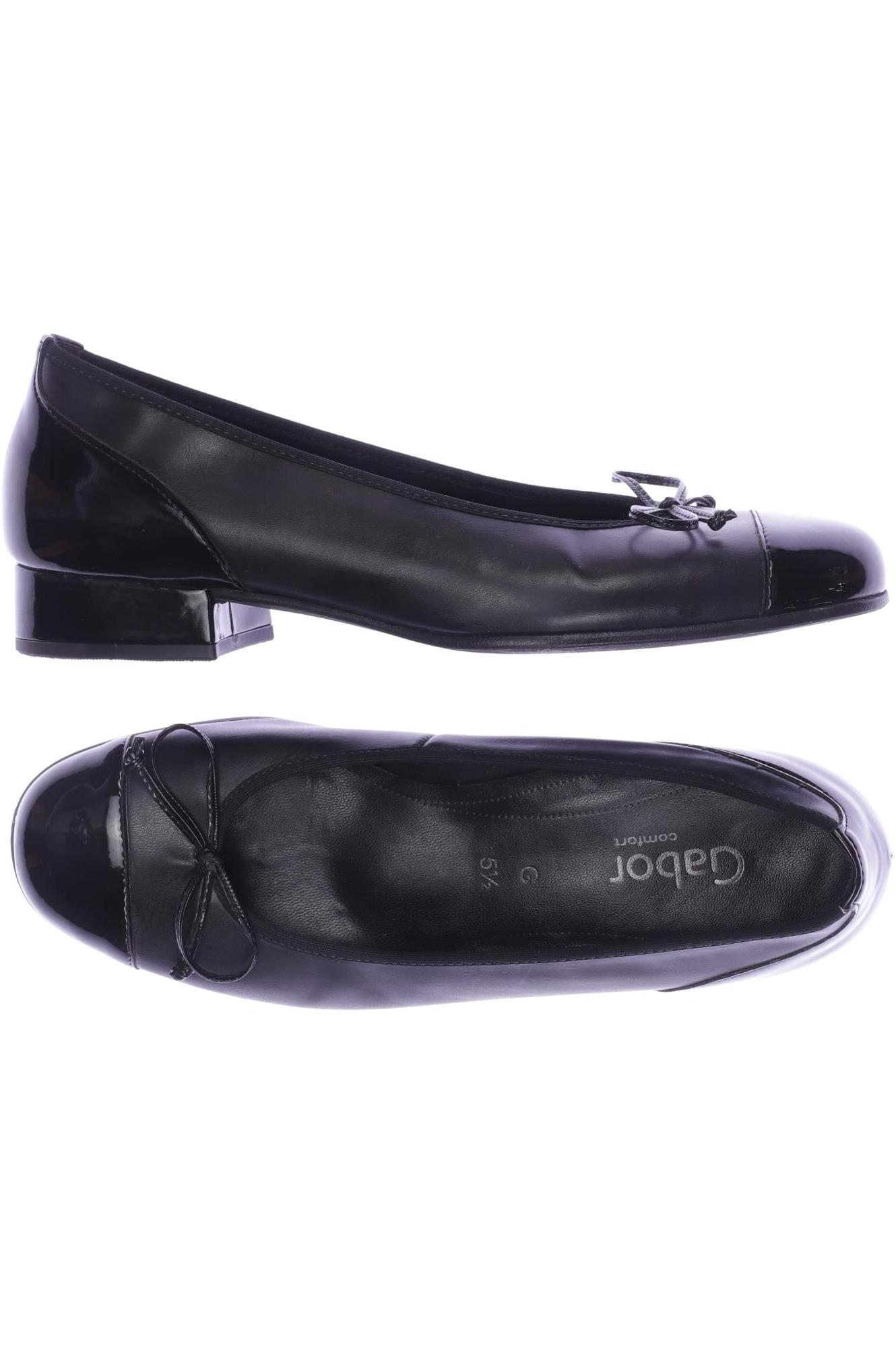 

Gabor Damen Ballerinas, schwarz, Gr. 5.5