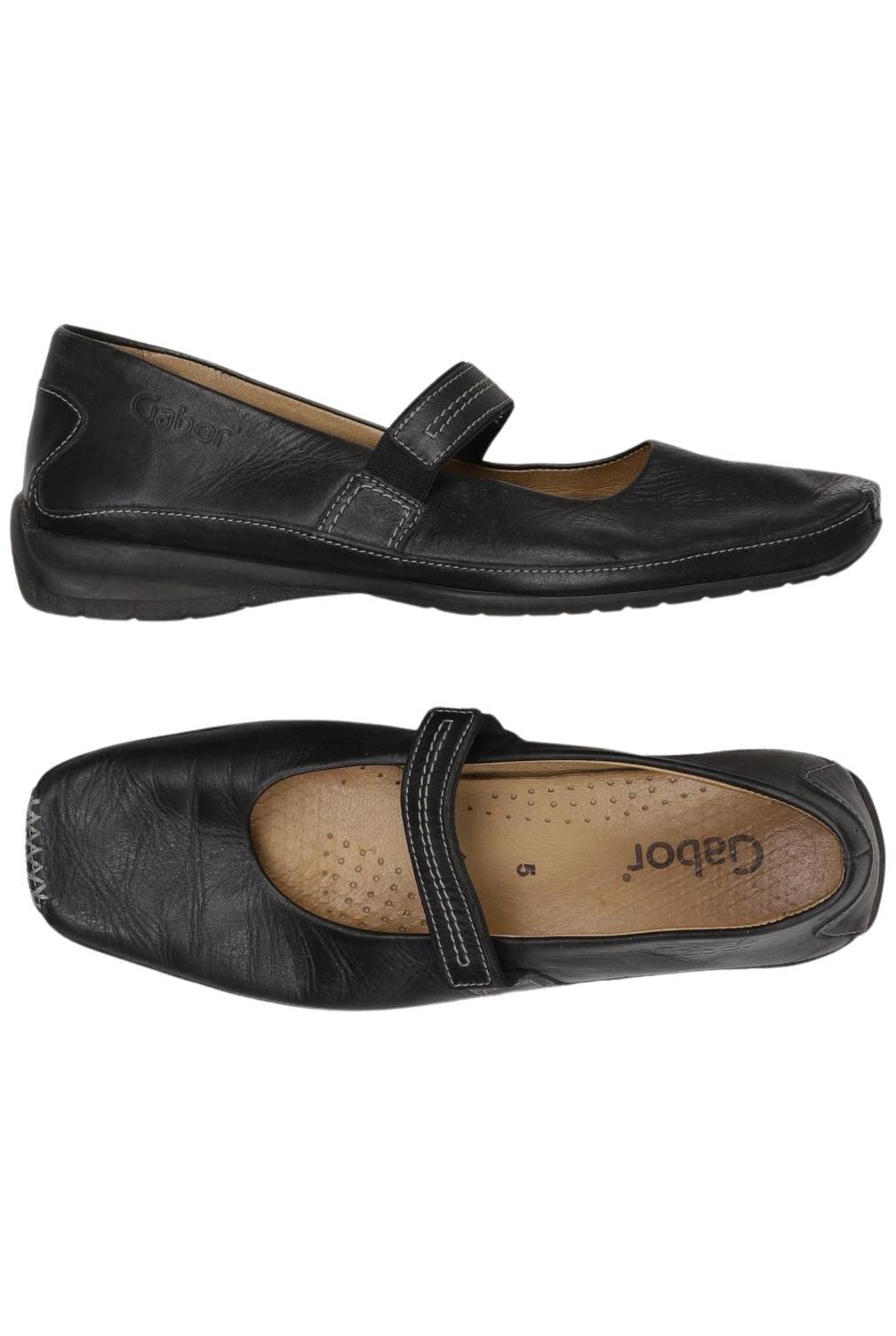 

Gabor Damen Ballerinas, schwarz, Gr. 5