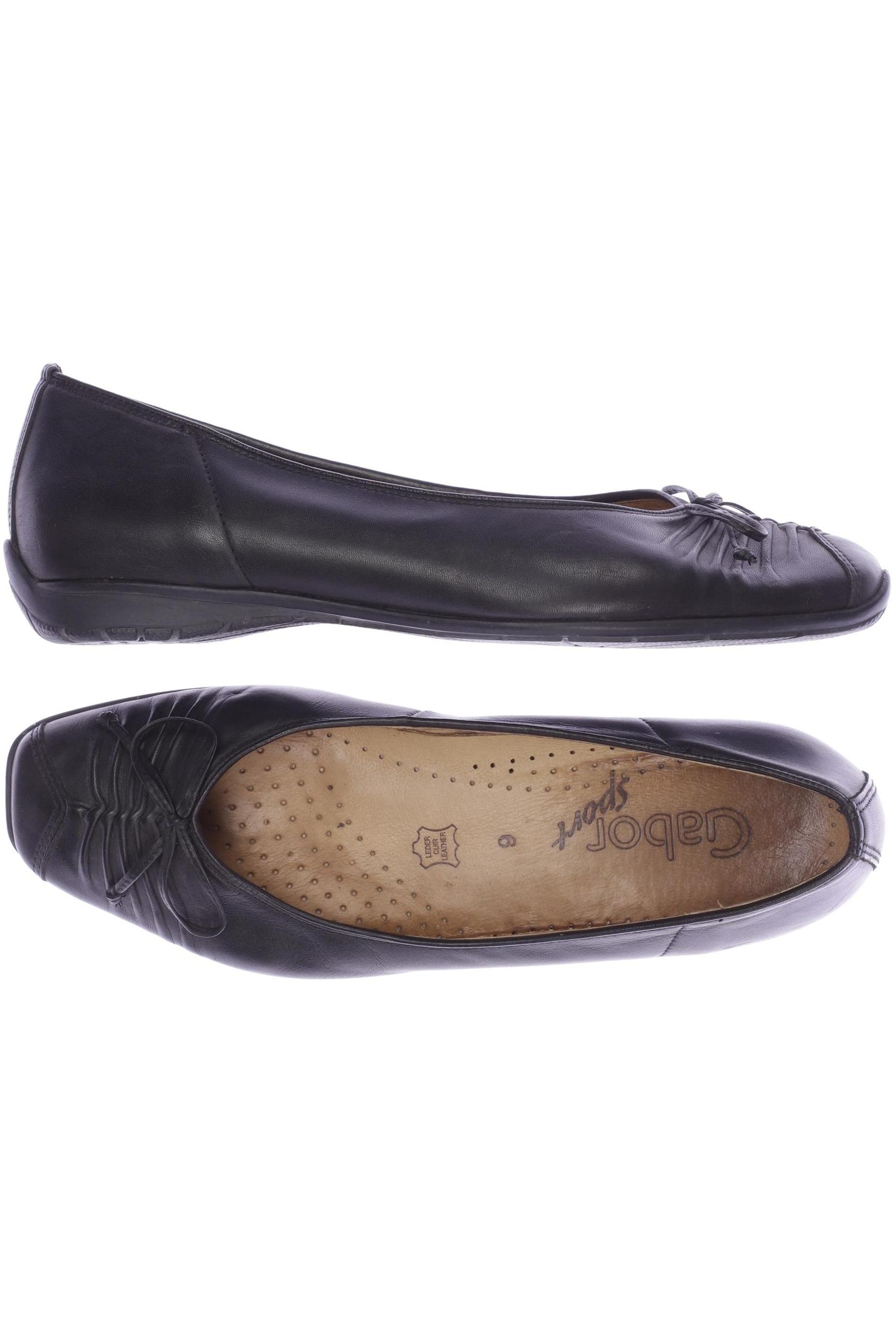 

Gabor Damen Ballerinas, schwarz, Gr. 6