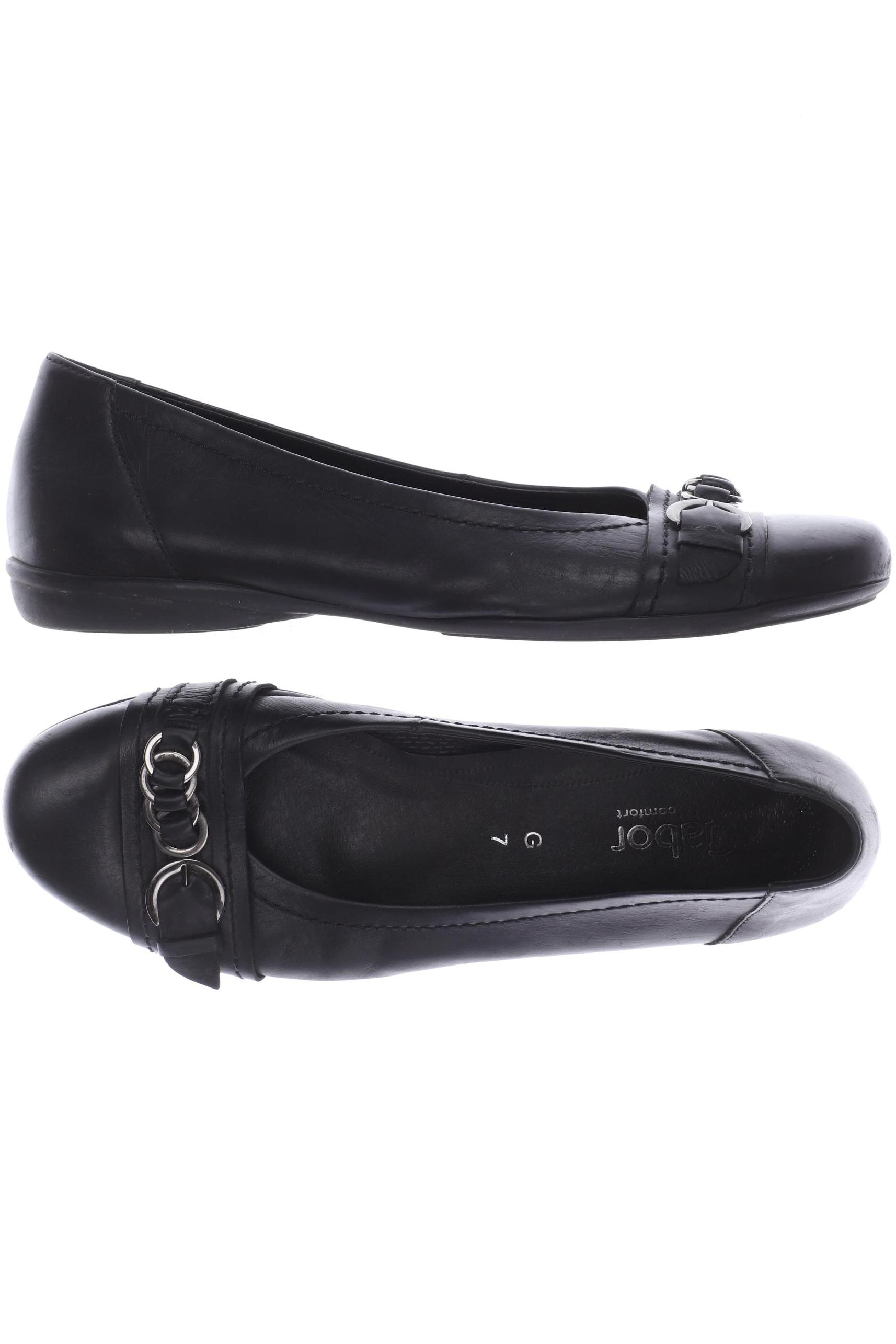 

Gabor Damen Ballerinas, schwarz, Gr. 7