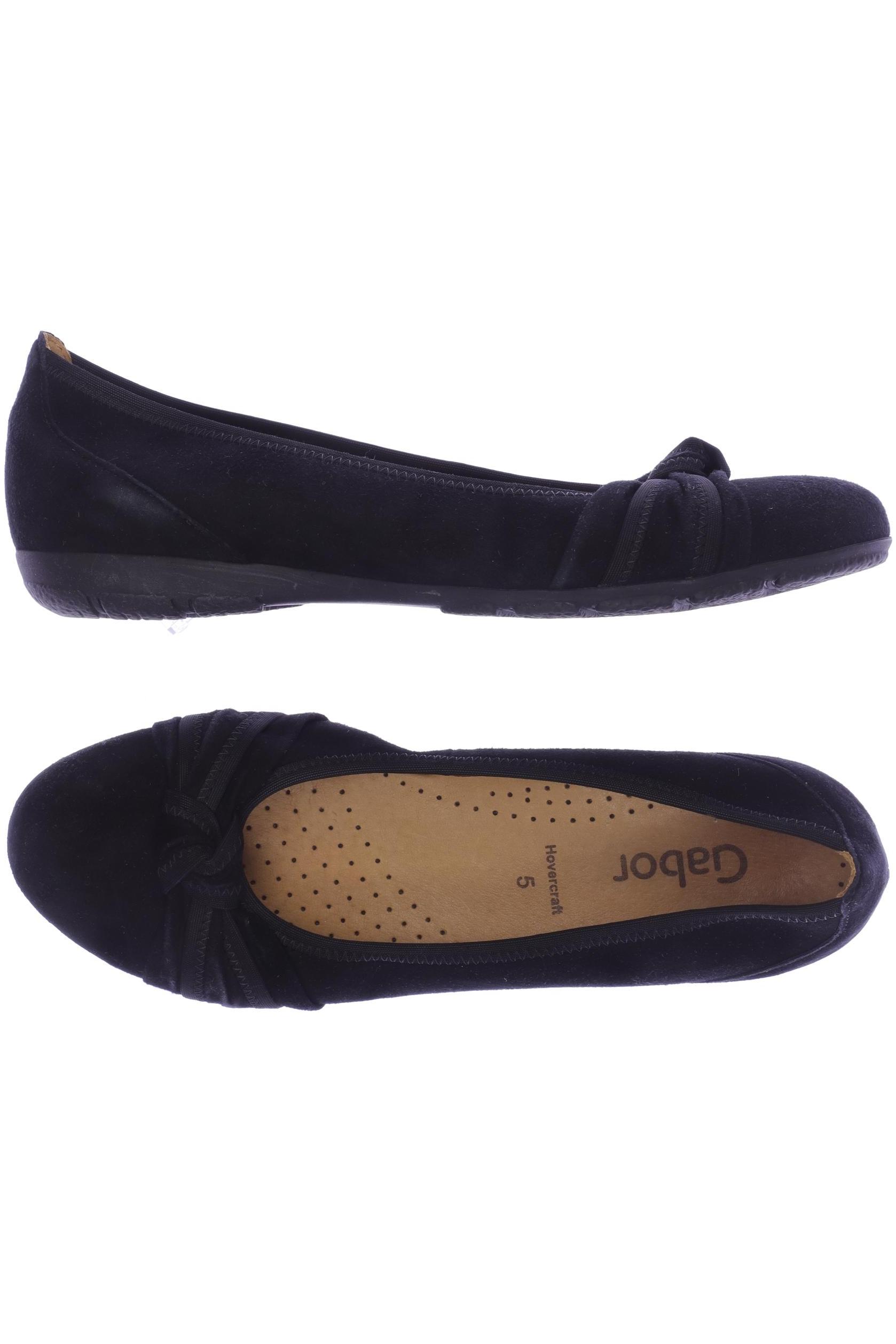 

Gabor Damen Ballerinas, schwarz, Gr. 5