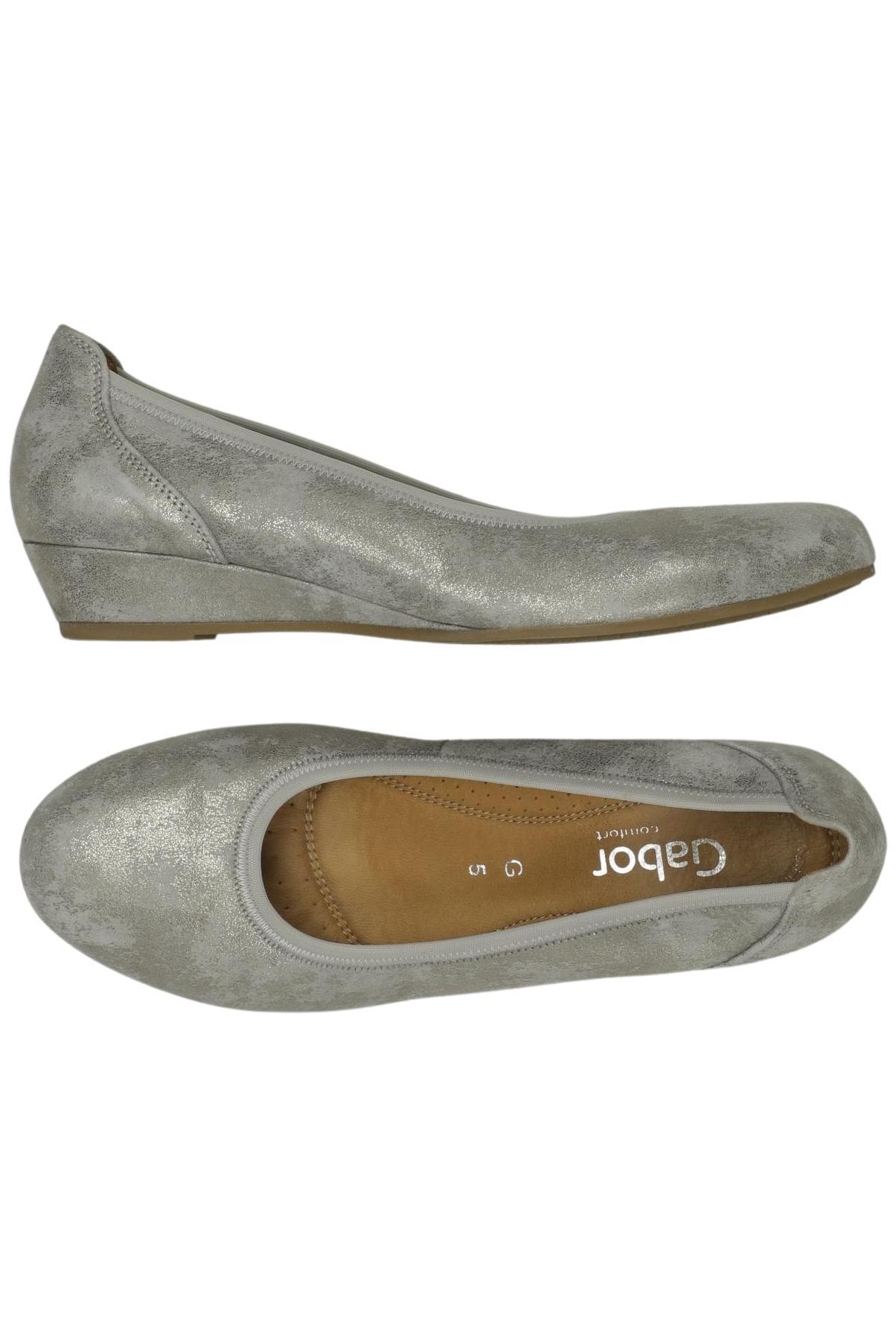 

Gabor Damen Ballerinas, silber, Gr. 5
