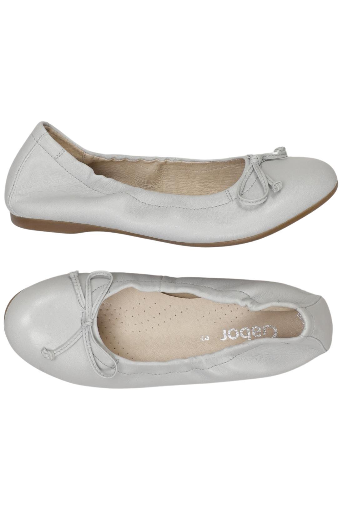 

Gabor Damen Ballerinas, weiß, Gr. 3