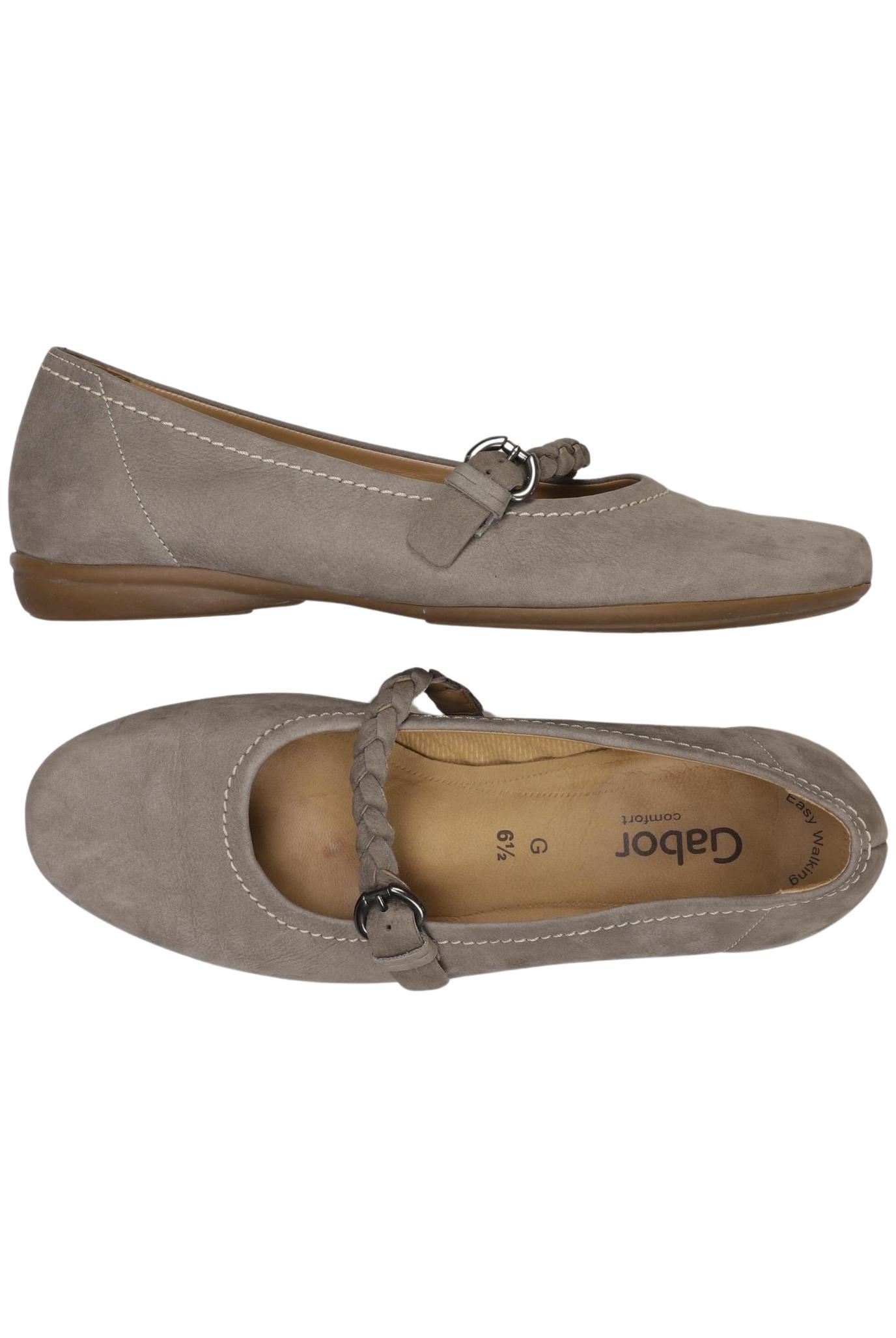 

Gabor Damen Ballerinas, grau, Gr. 6.5