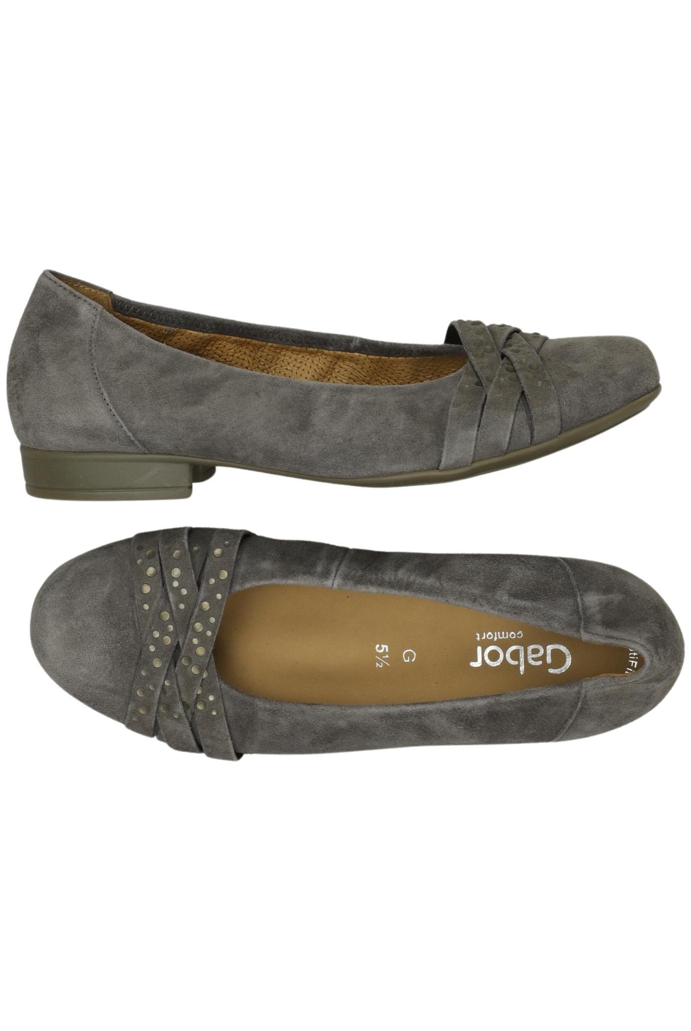 

Gabor Damen Ballerinas, grau, Gr. 5.5