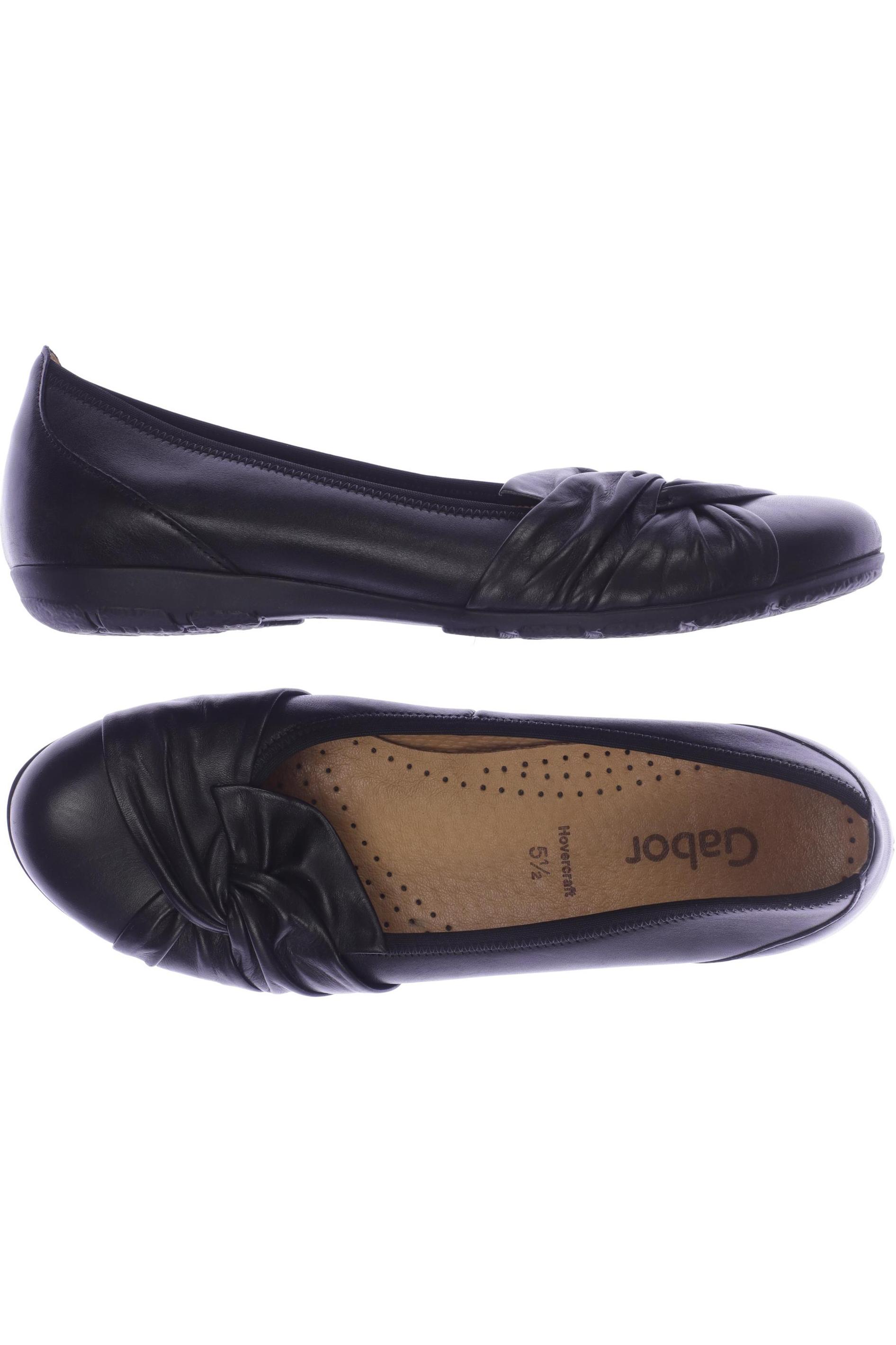 

Gabor Damen Ballerinas, schwarz, Gr. 5.5