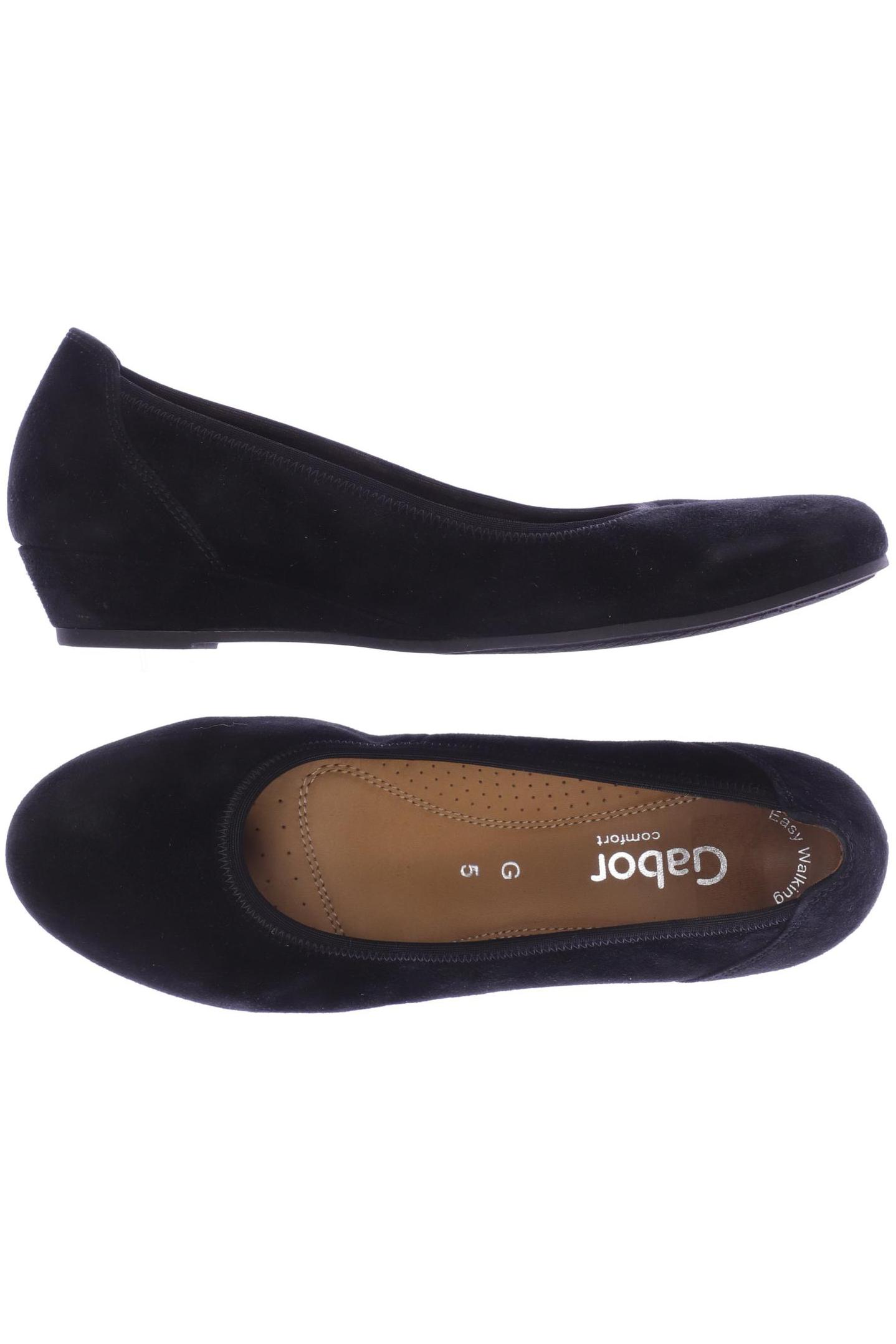 

Gabor Damen Ballerinas, schwarz, Gr. 5