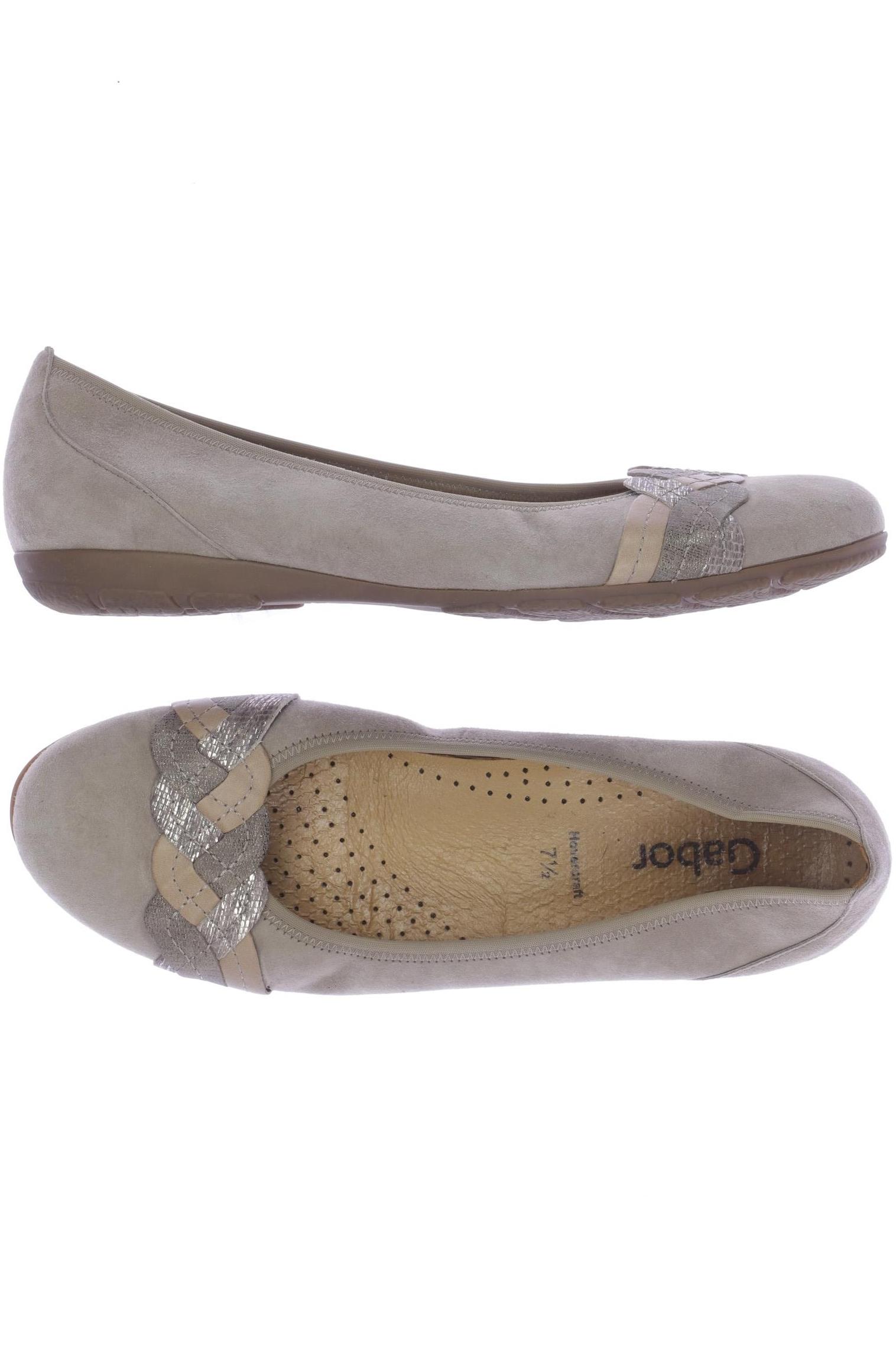 

Gabor Damen Ballerinas, beige, Gr. 7.5