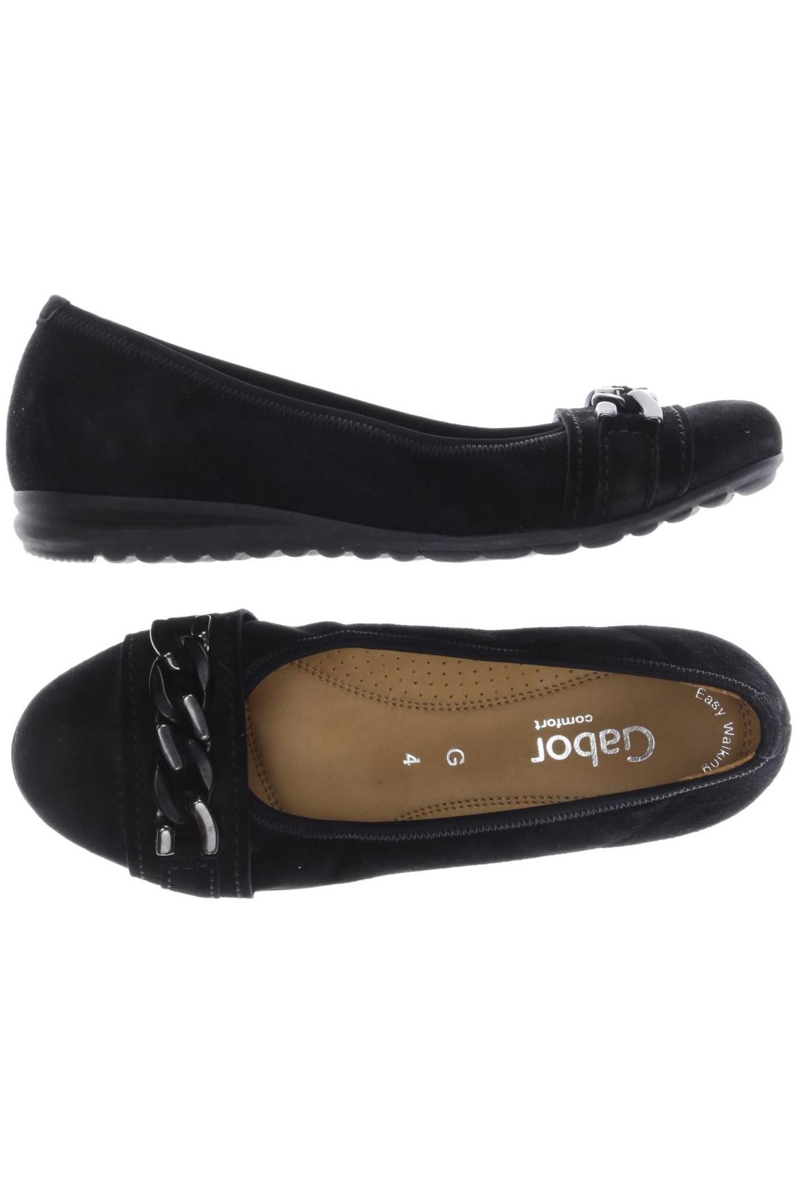 

Gabor Damen Ballerinas, schwarz, Gr. 4
