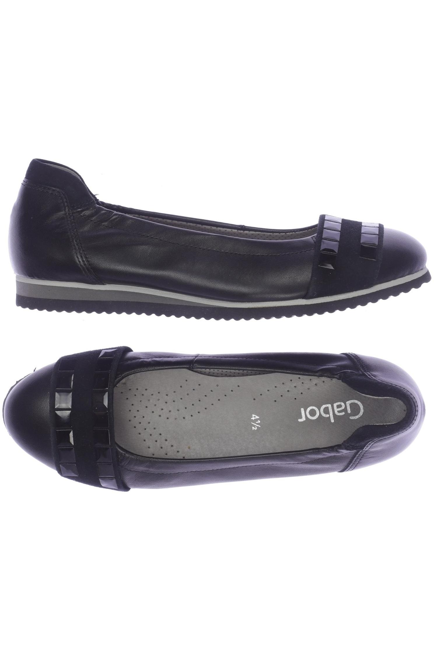 

Gabor Damen Ballerinas, schwarz, Gr. 4.5