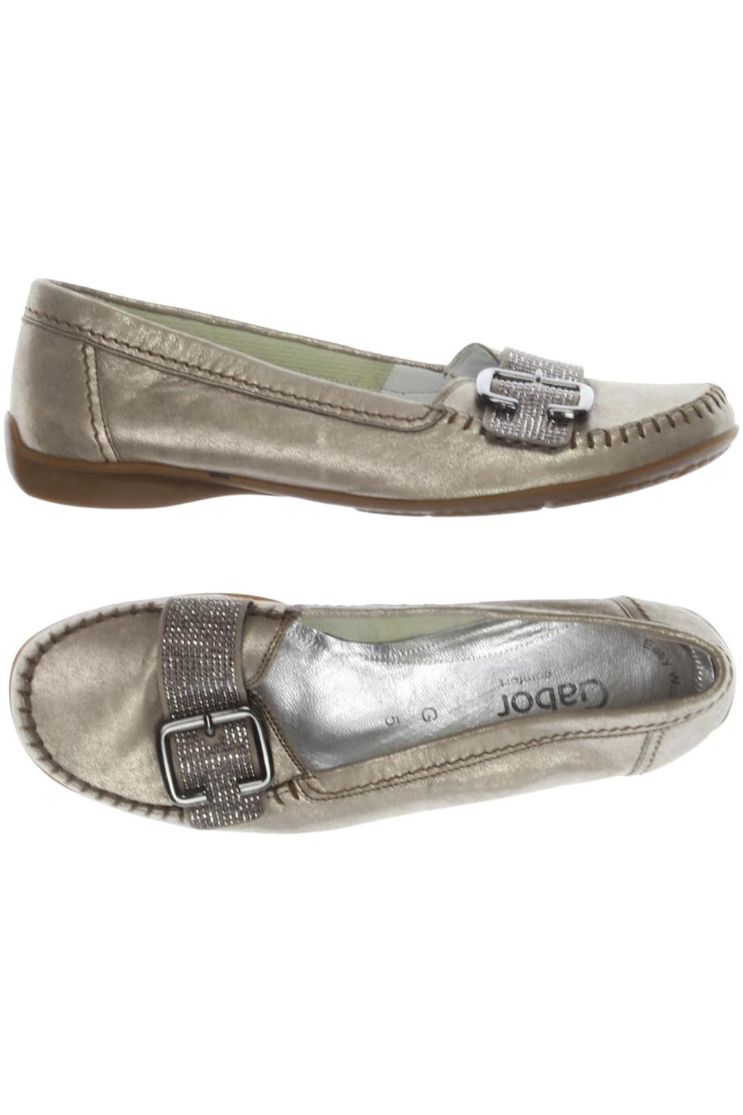 

Gabor Damen Ballerinas, gold, Gr. 5