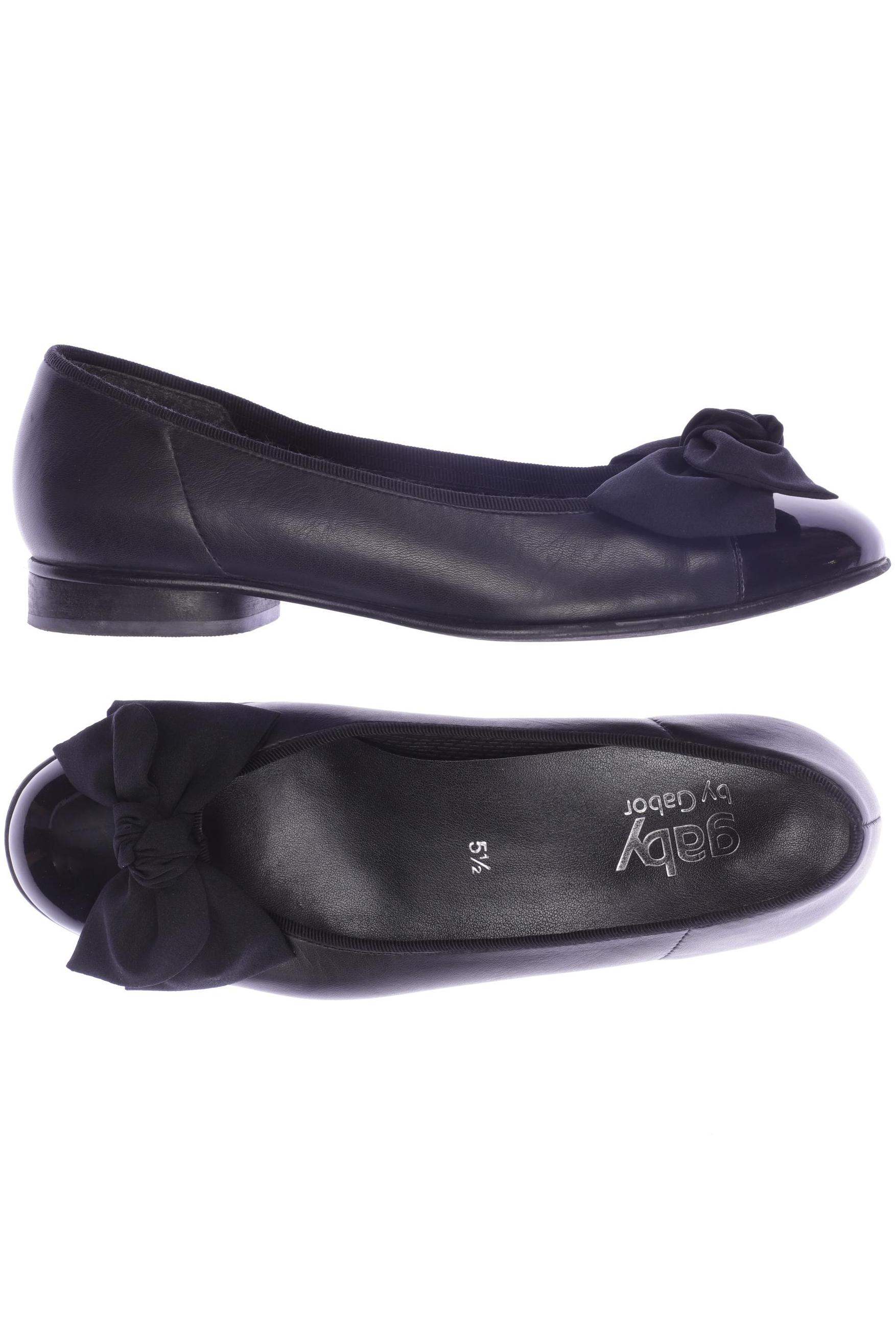 

Gabor Damen Ballerinas, schwarz, Gr. 5.5