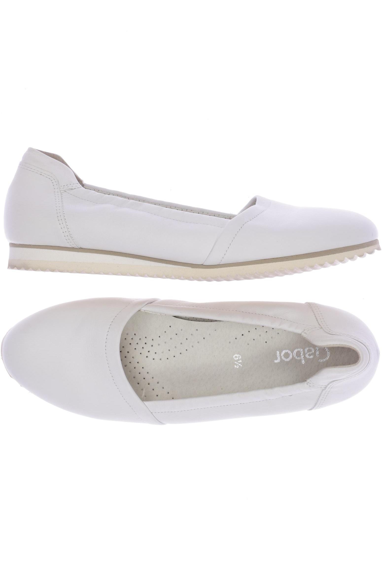 

Gabor Damen Ballerinas, weiß, Gr. 6.5