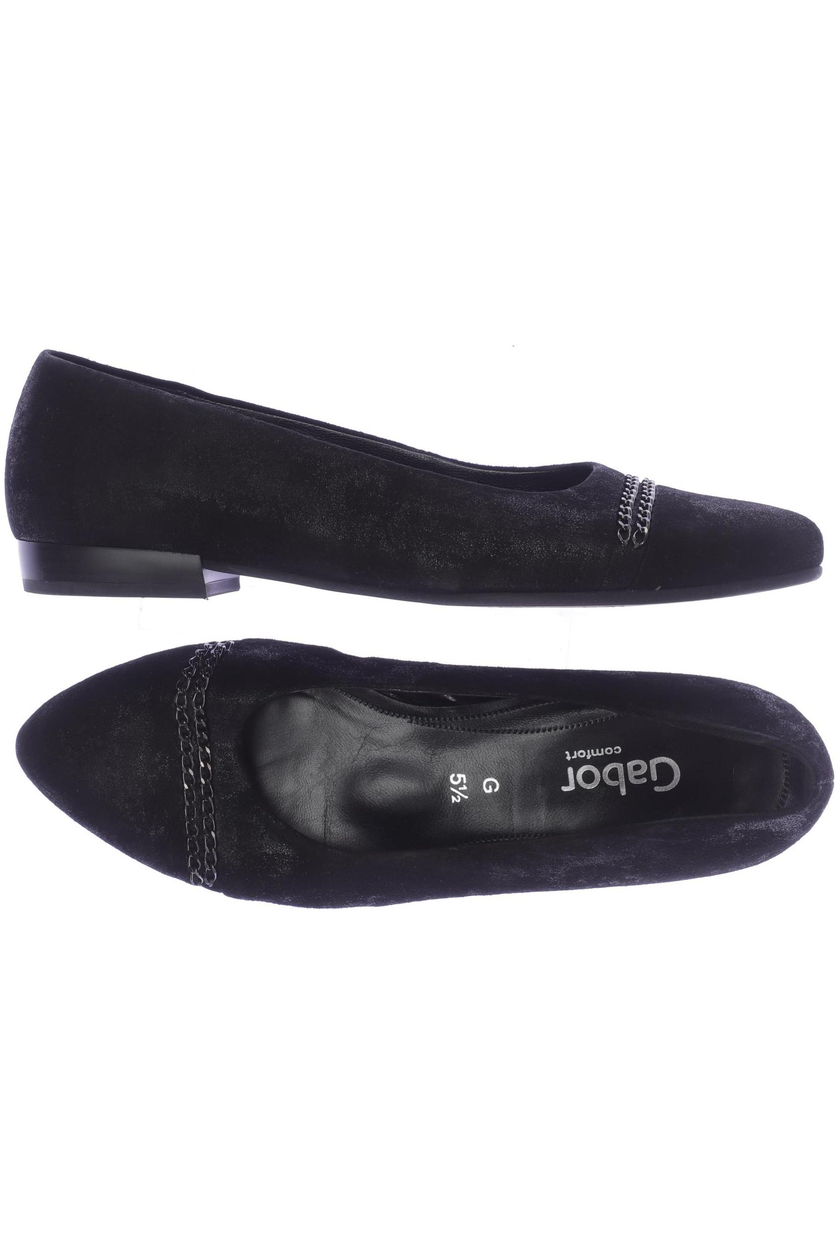 

Gabor Damen Ballerinas, schwarz, Gr. 5.5