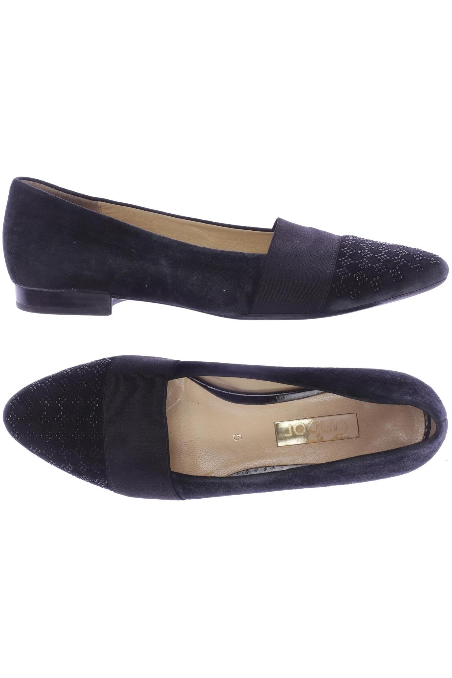 

Gabor Damen Ballerinas, schwarz, Gr. 5