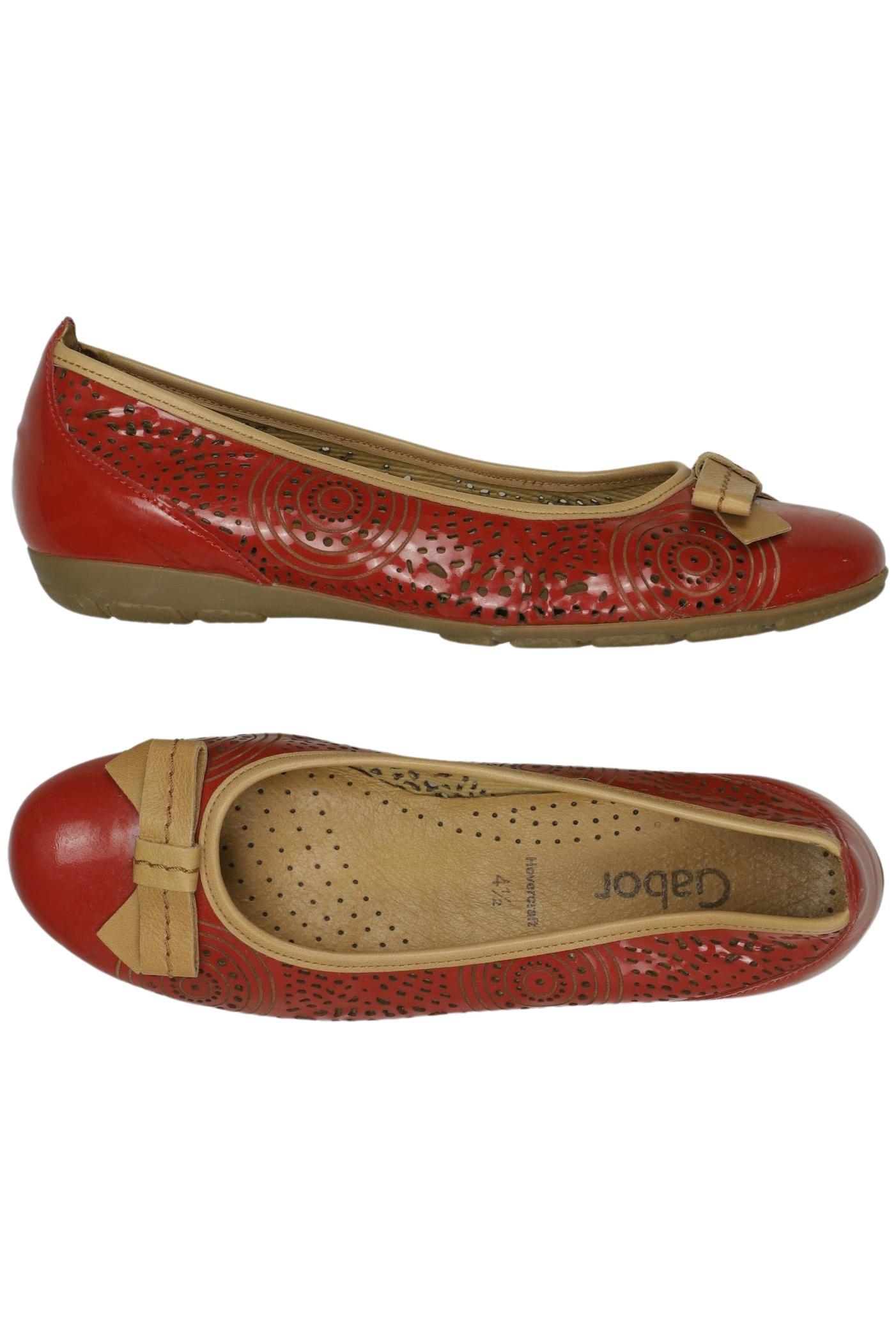 

Gabor Damen Ballerinas, rot, Gr. 4.5