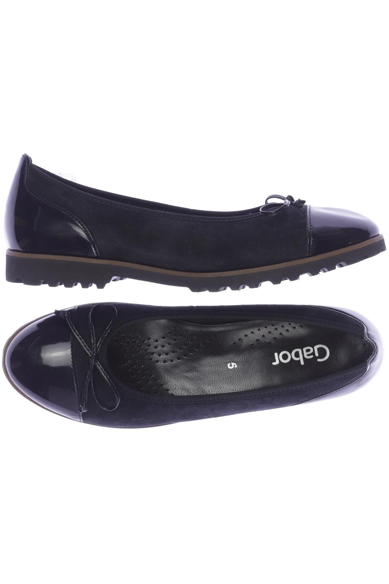 

Gabor Damen Ballerinas, marineblau, Gr. 5