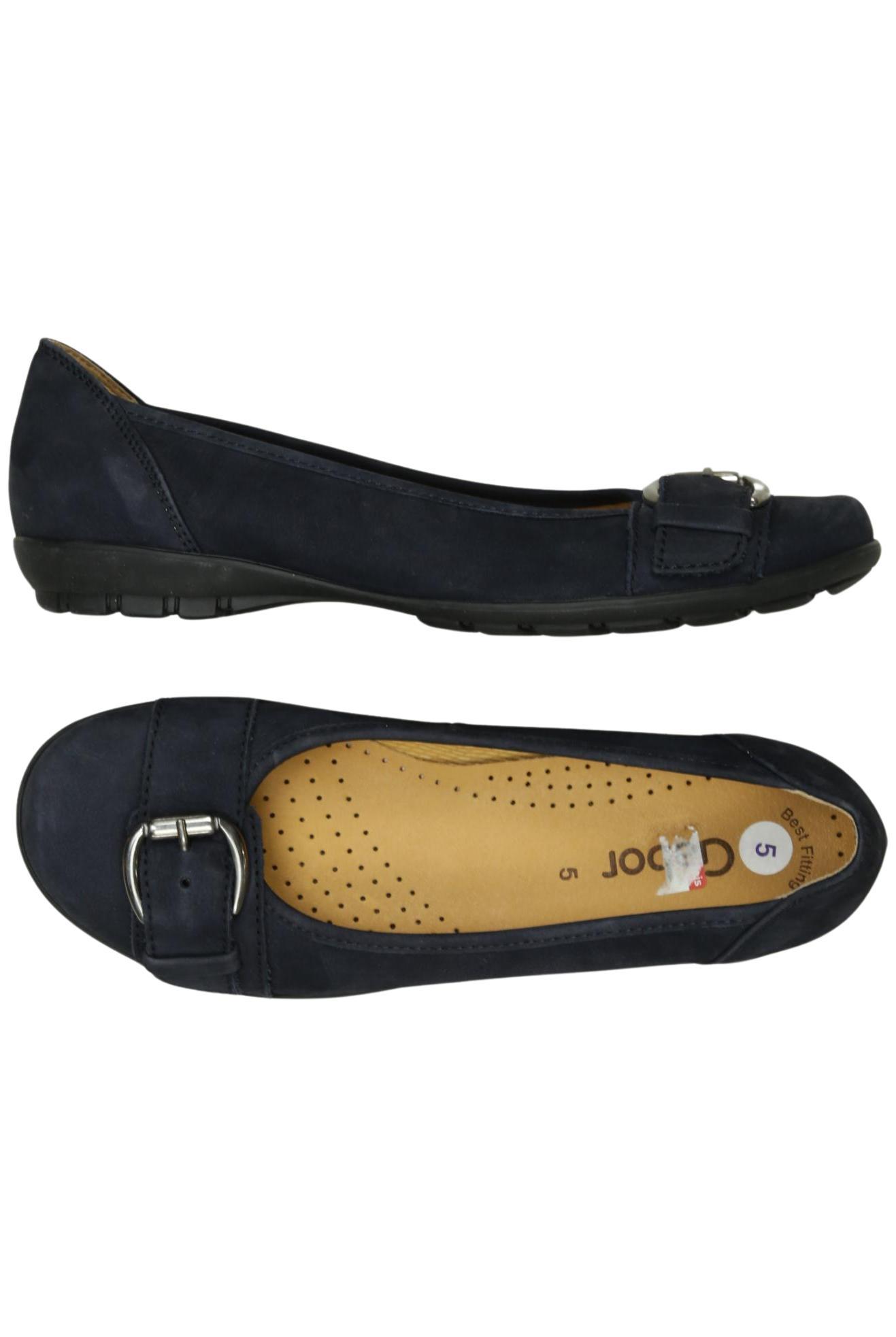 

Gabor Damen Ballerinas, marineblau, Gr. 5