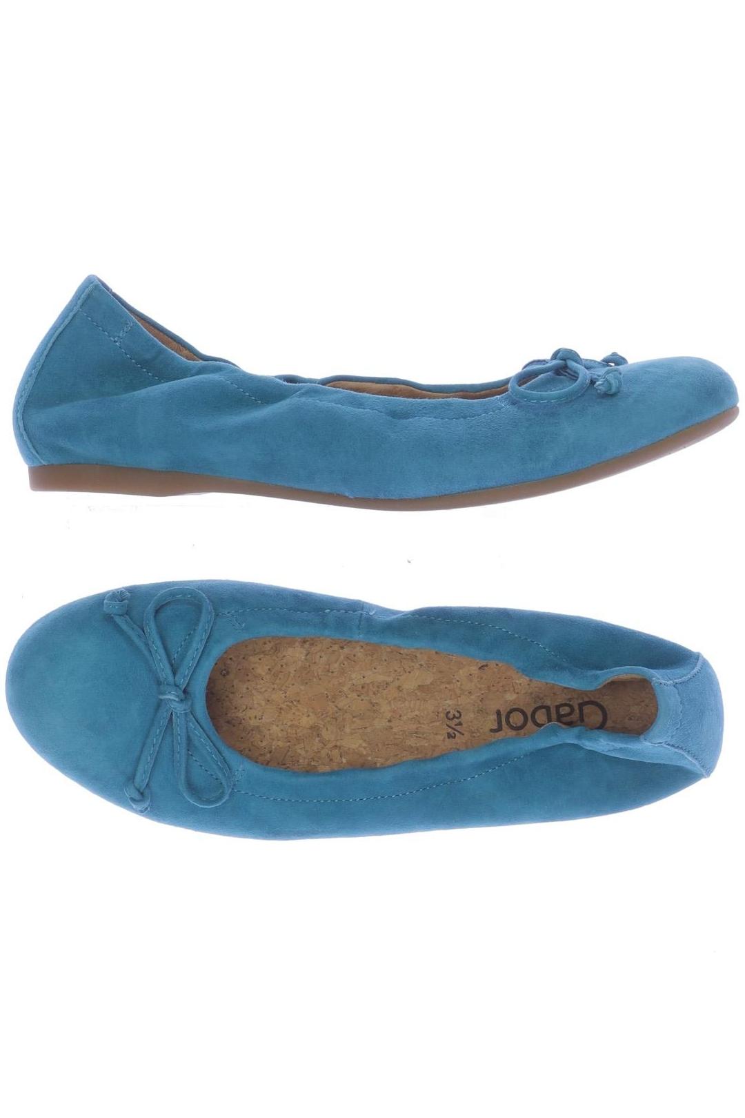 

Gabor Damen Ballerinas, blau, Gr. 3.5