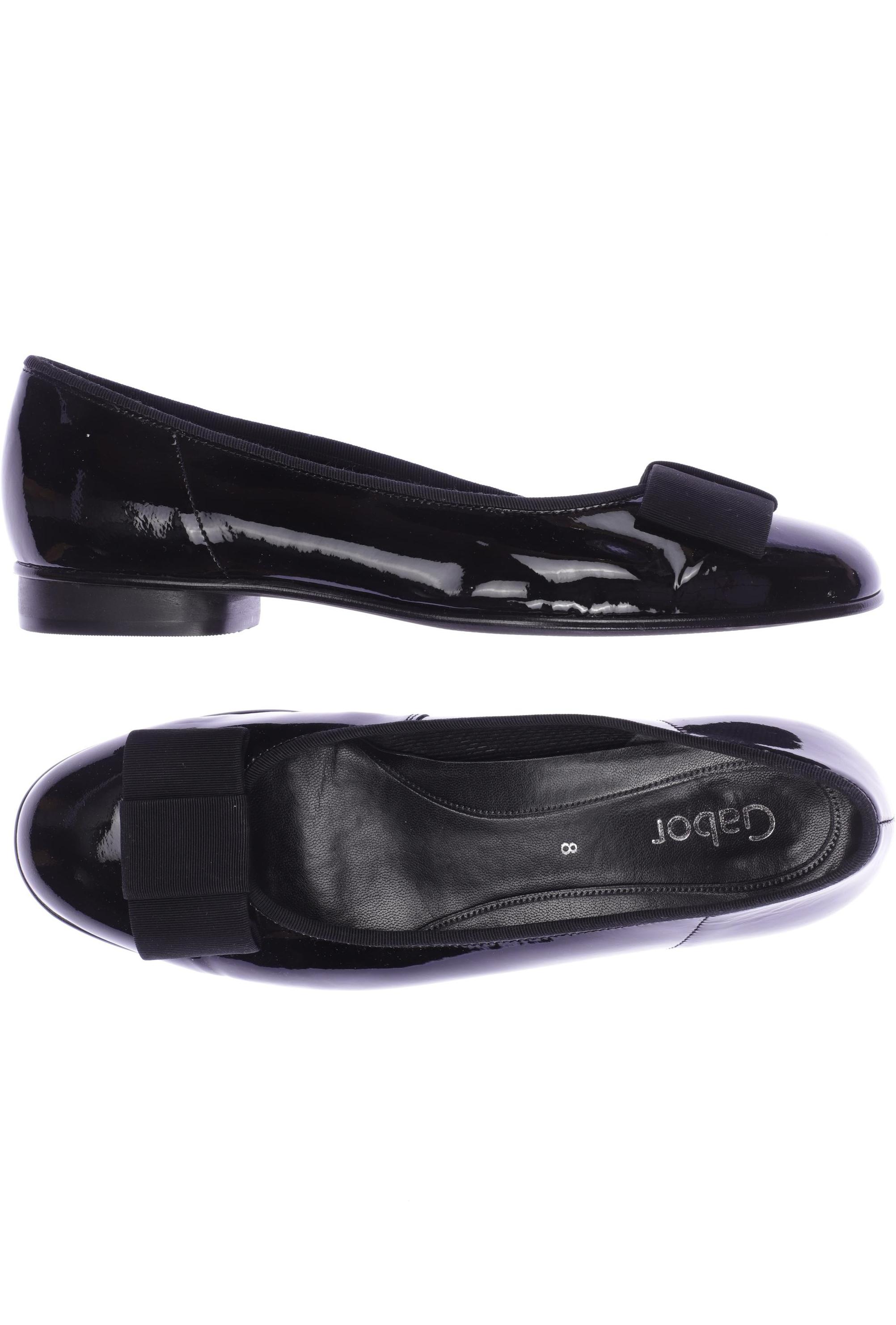 

Gabor Damen Ballerinas, schwarz, Gr. 8