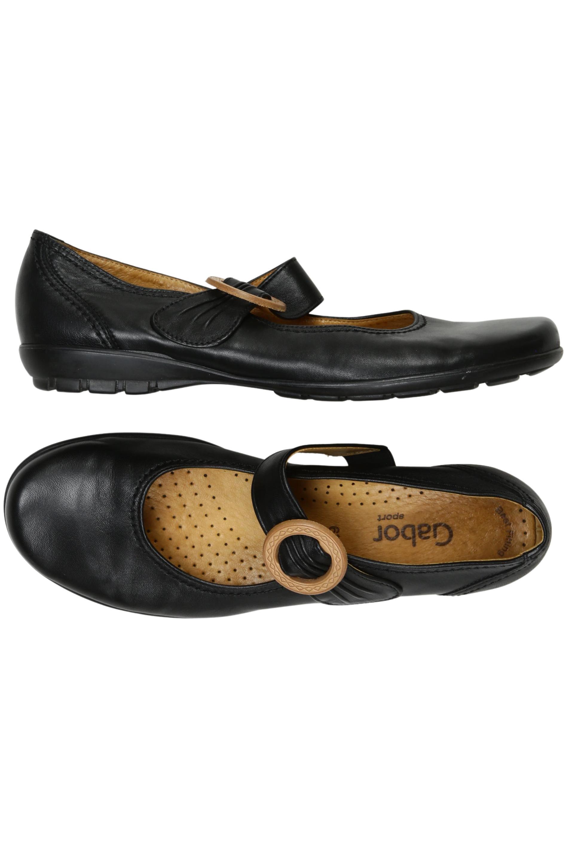 

Gabor Damen Ballerinas, schwarz, Gr. 6.5