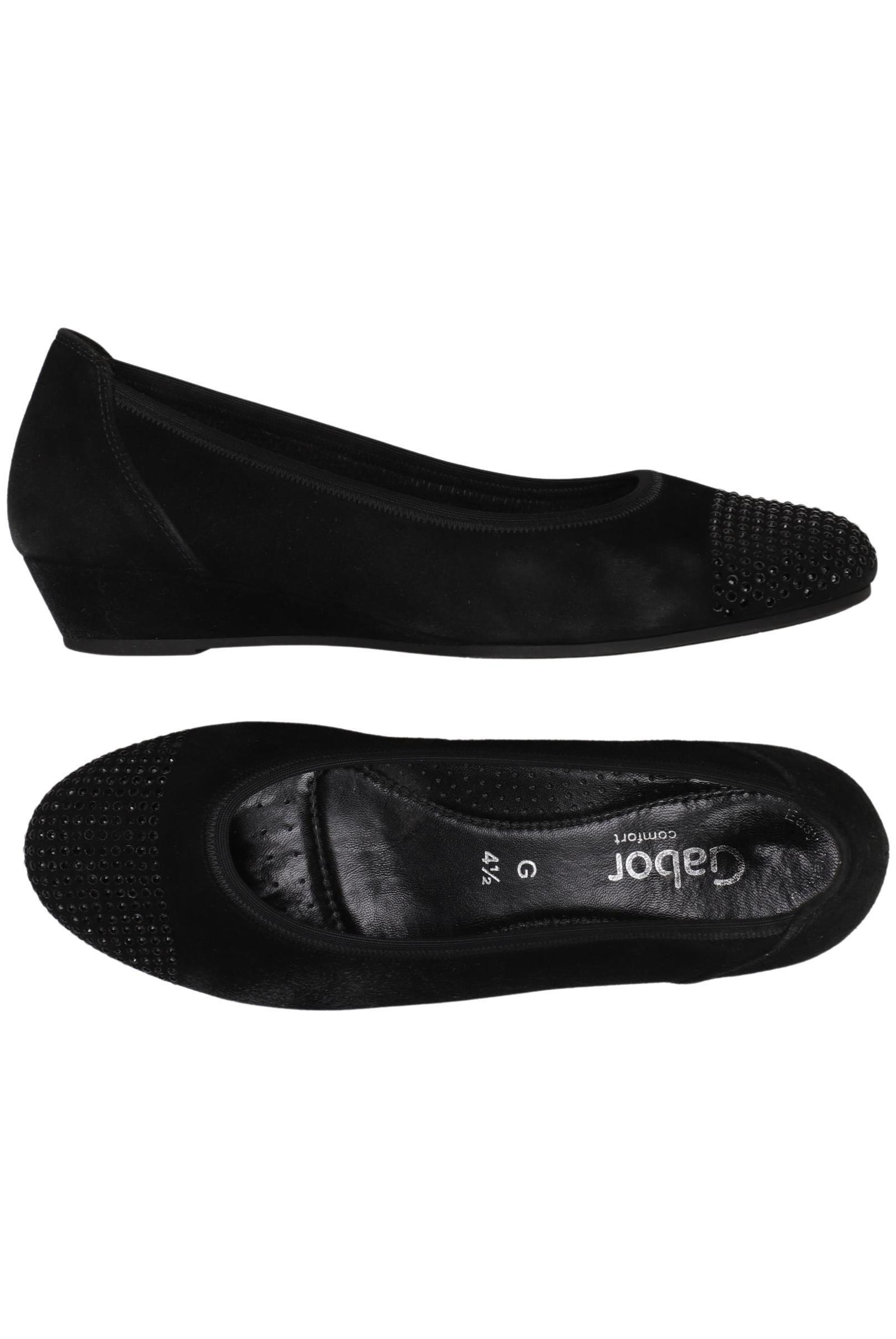 

Gabor Damen Ballerinas, schwarz, Gr. 4.5