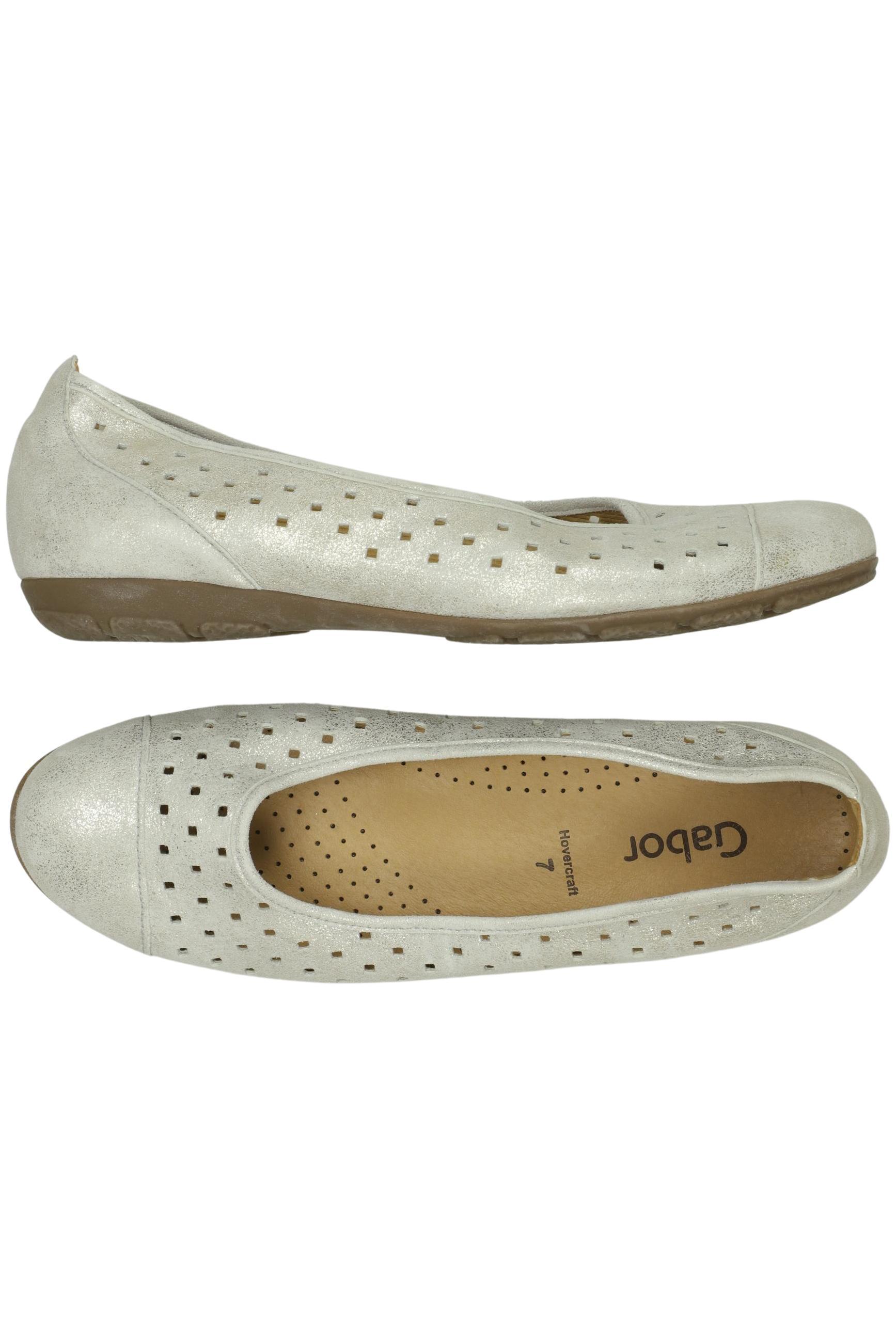 

Gabor Damen Ballerinas, silber, Gr. 7