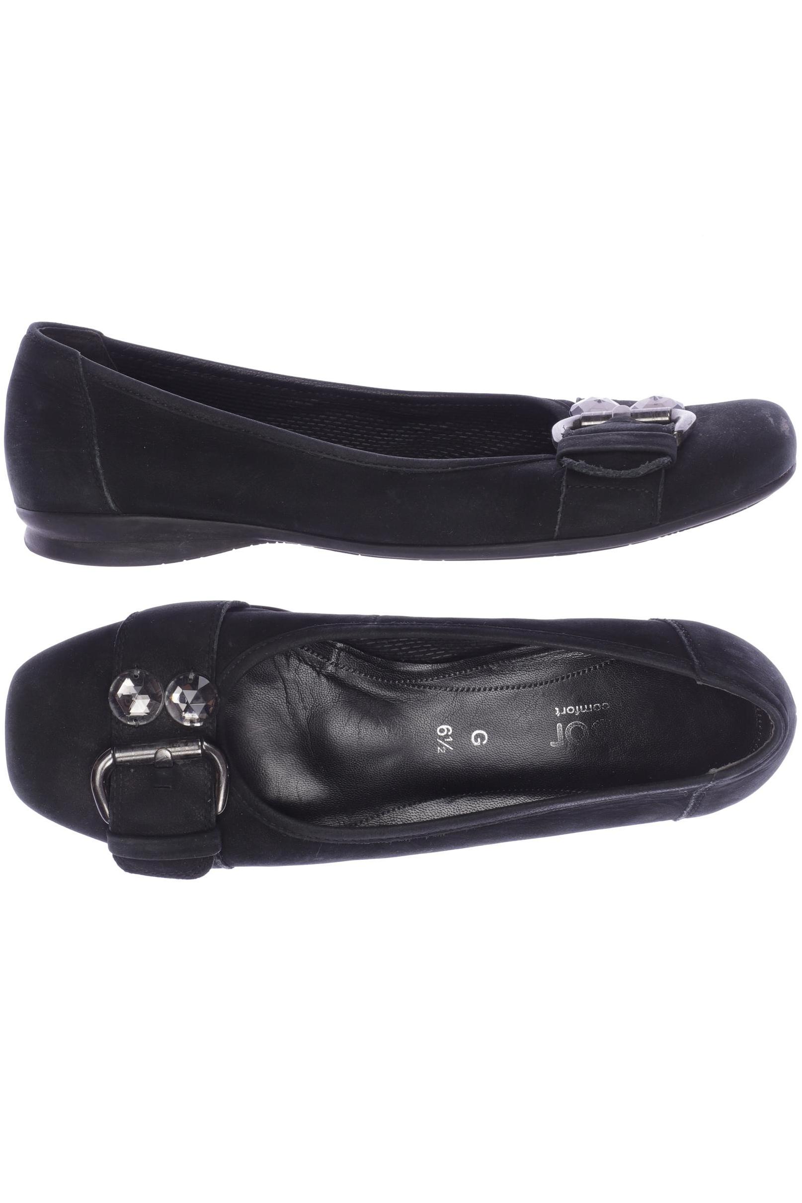 

Gabor Damen Ballerinas, schwarz, Gr. 6.5