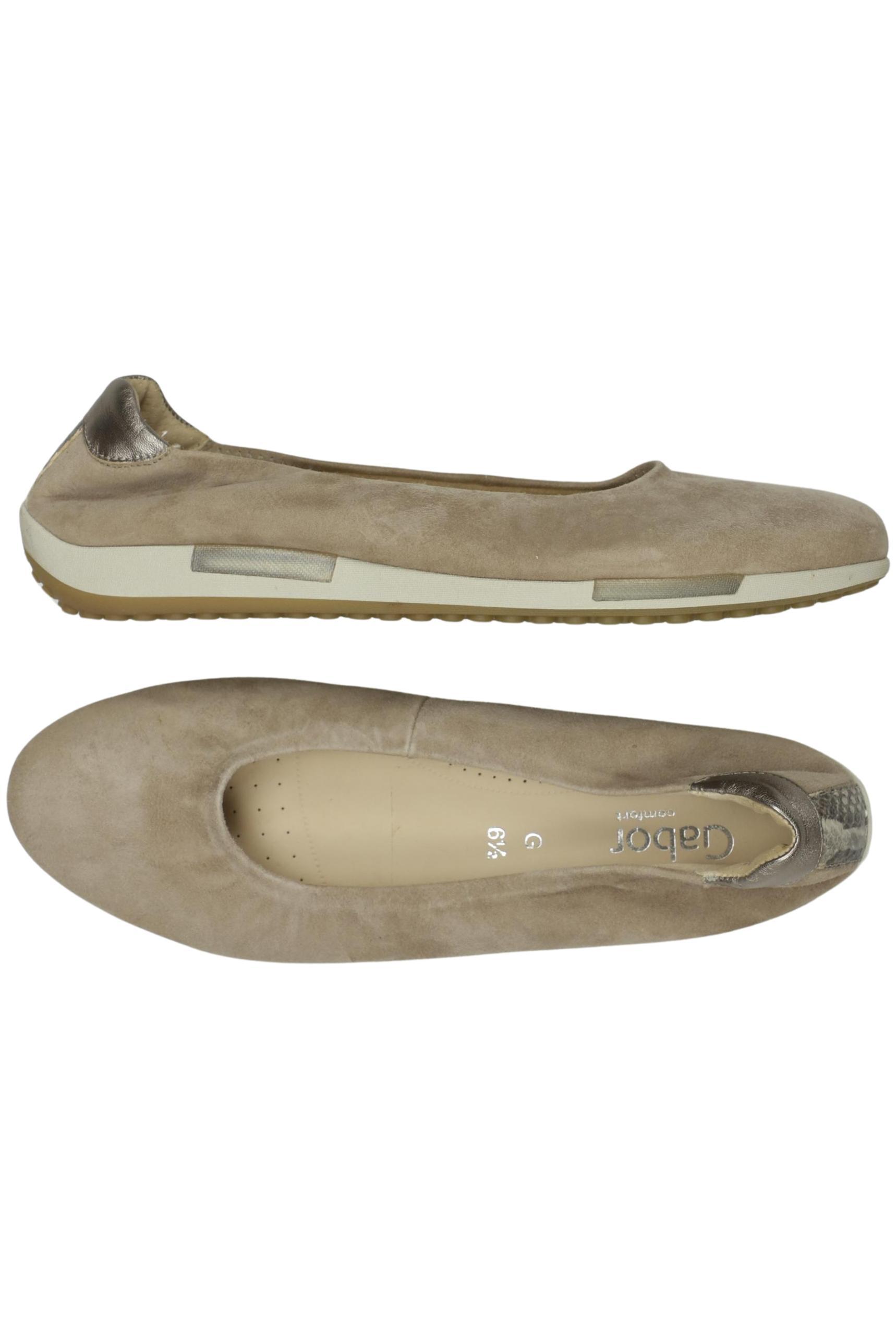 

Gabor Damen Ballerinas, beige, Gr. 6.5