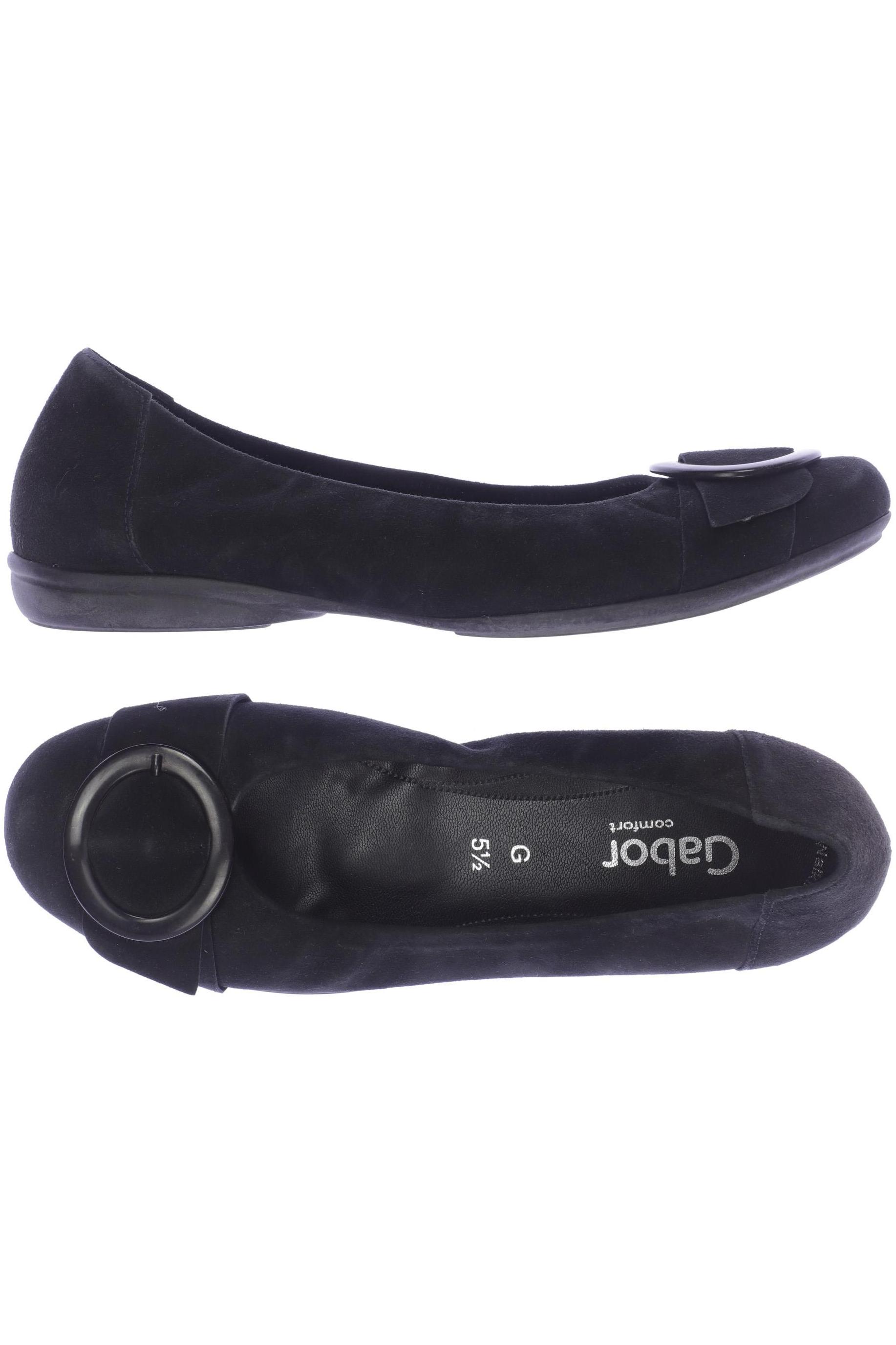 

Gabor Damen Ballerinas, schwarz, Gr. 5.5