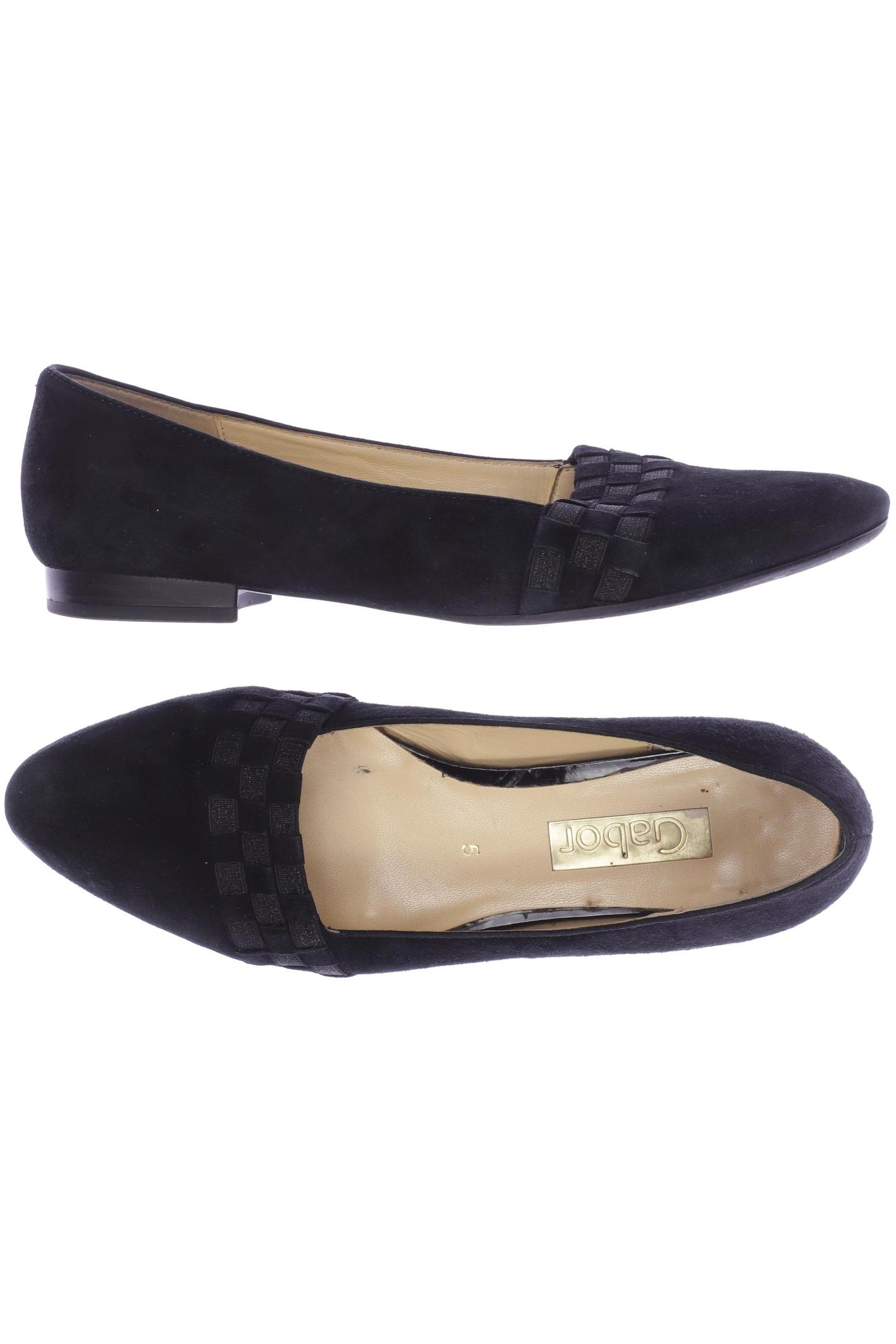 

Gabor Damen Ballerinas, schwarz, Gr. 5
