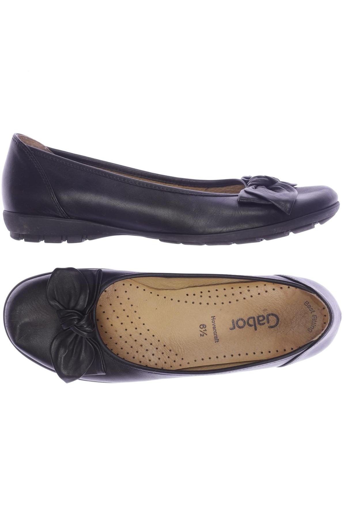 

Gabor Damen Ballerinas, schwarz, Gr. 6.5