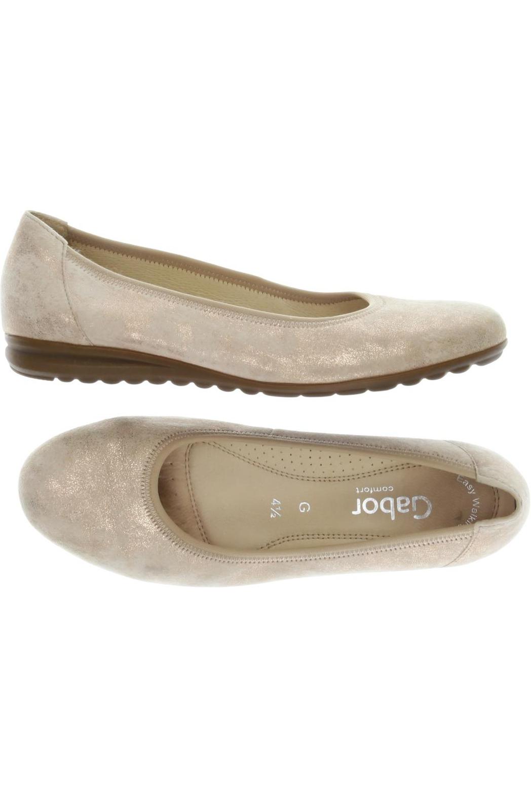 

Gabor Damen Ballerinas, gold, Gr. 4.5