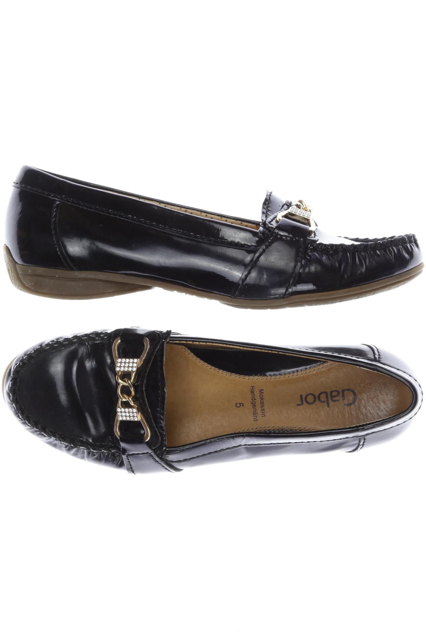 

Gabor Damen Ballerinas, schwarz, Gr. 5