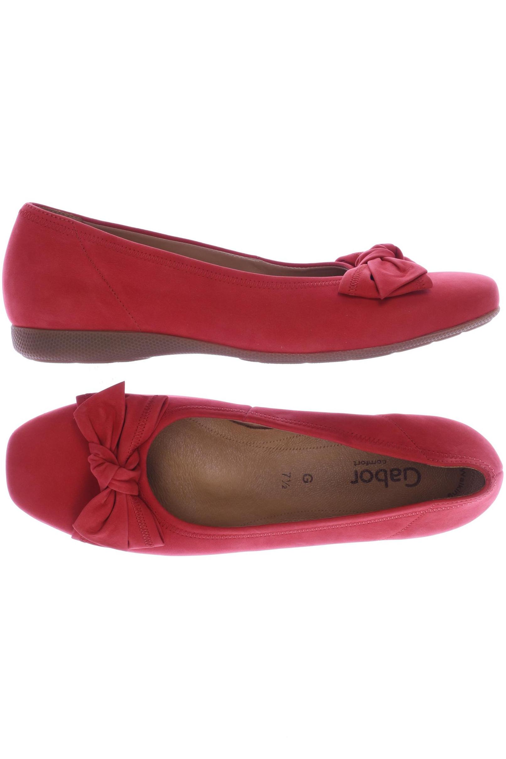 

Gabor Damen Ballerinas, rot, Gr. 7.5