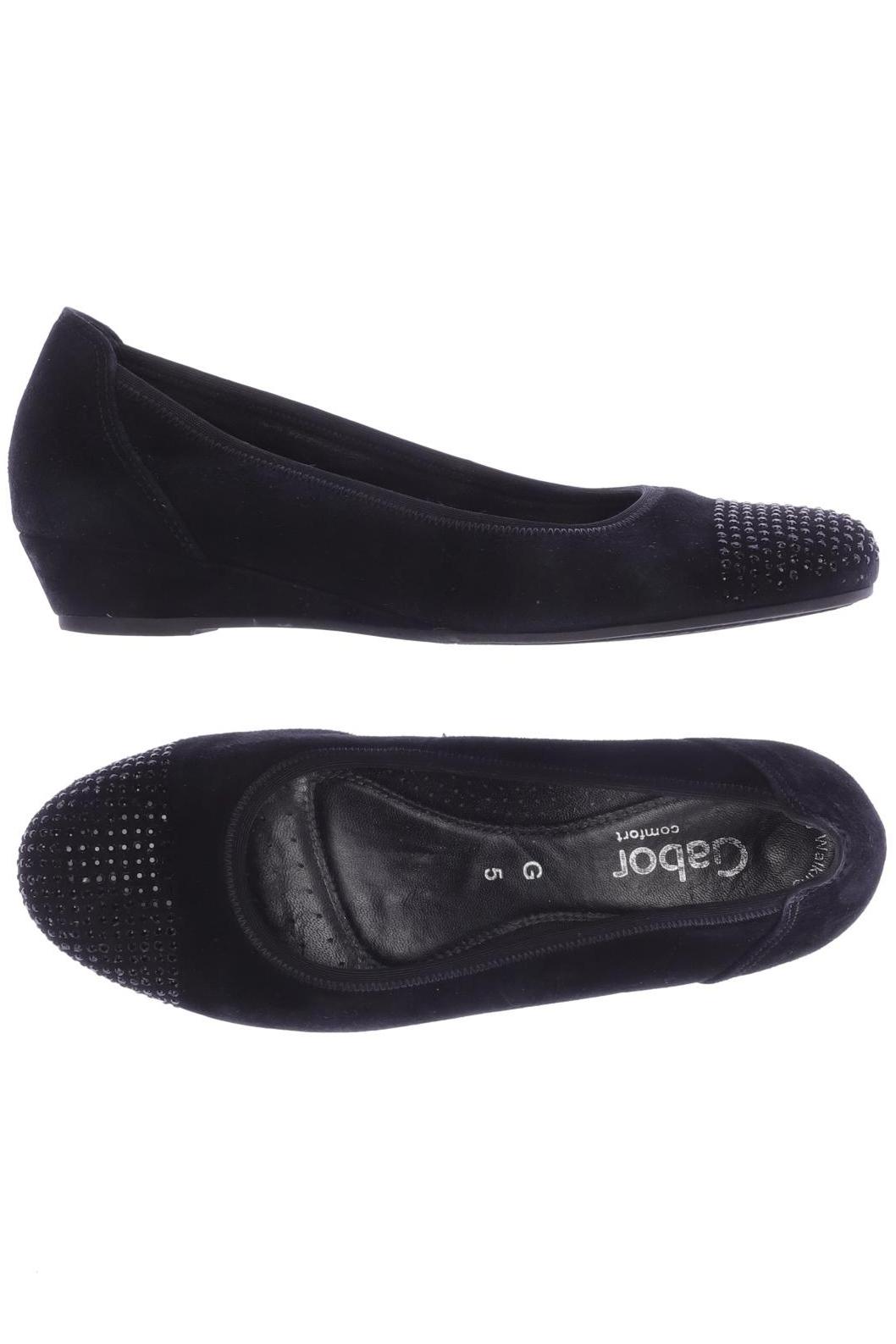 

Gabor Damen Ballerinas, schwarz, Gr. 5
