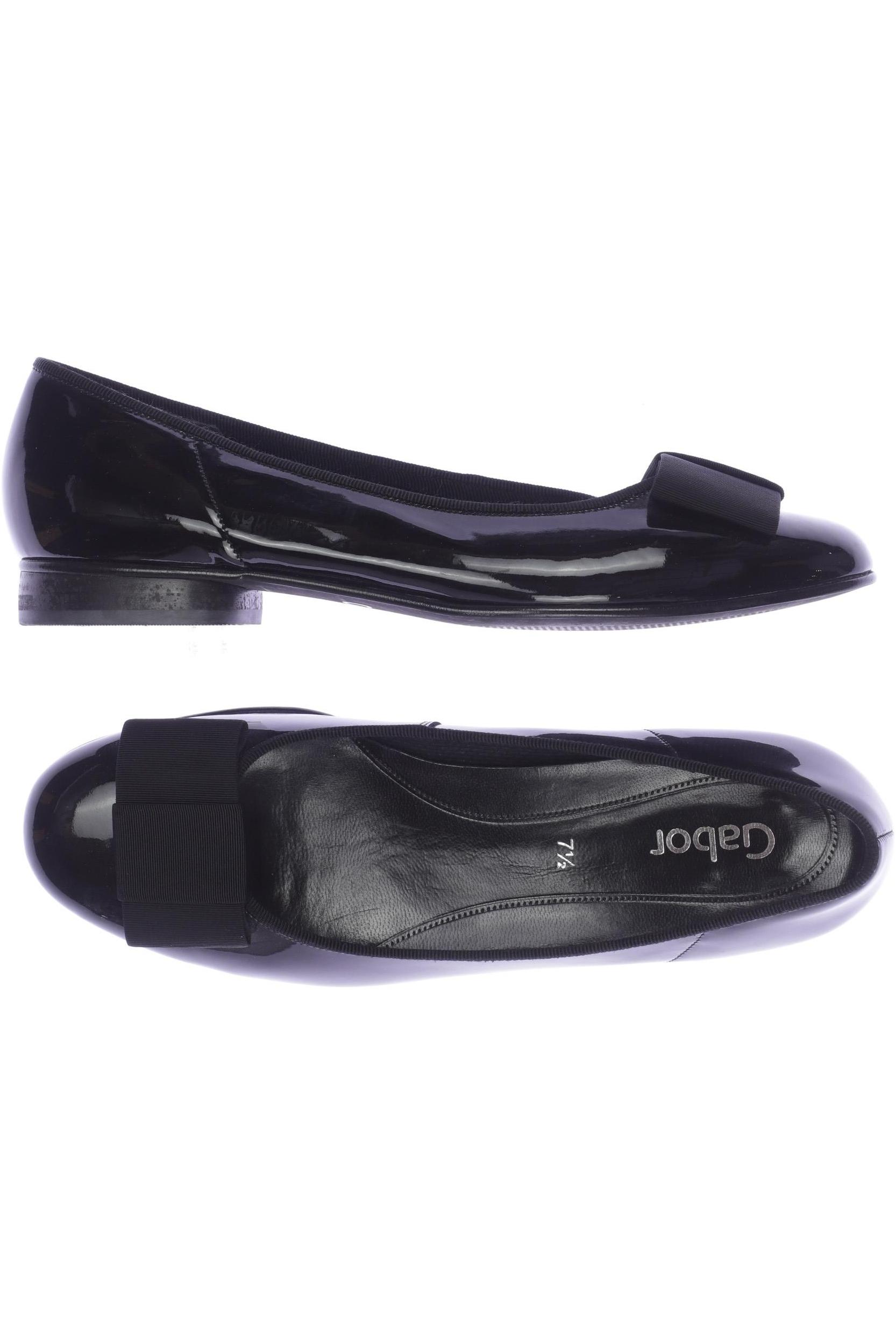 

Gabor Damen Ballerinas, schwarz, Gr. 7.5