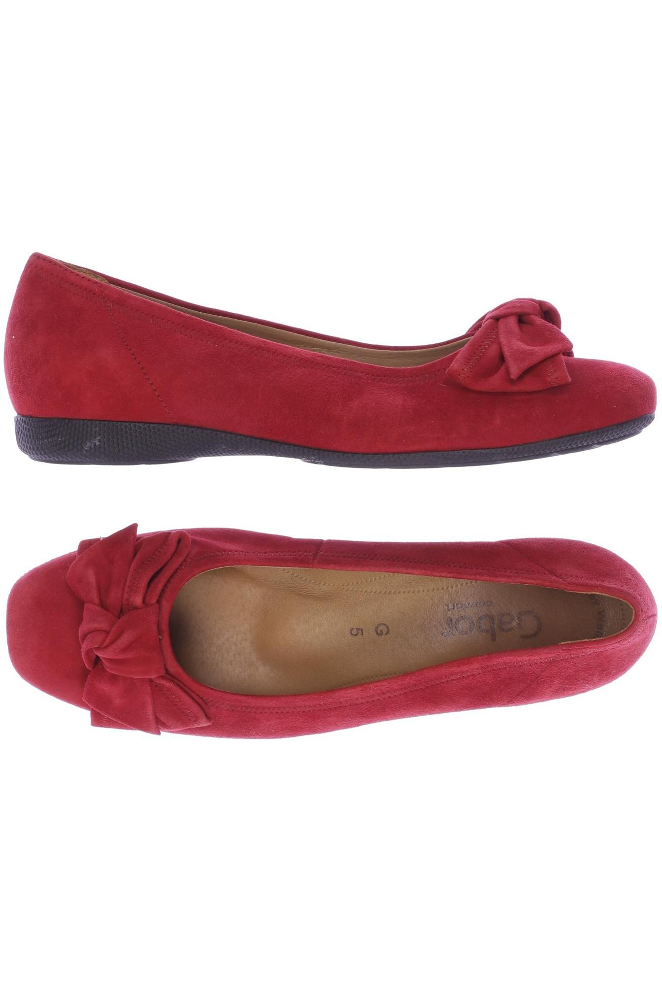 

Gabor Damen Ballerinas, rot, Gr. 5