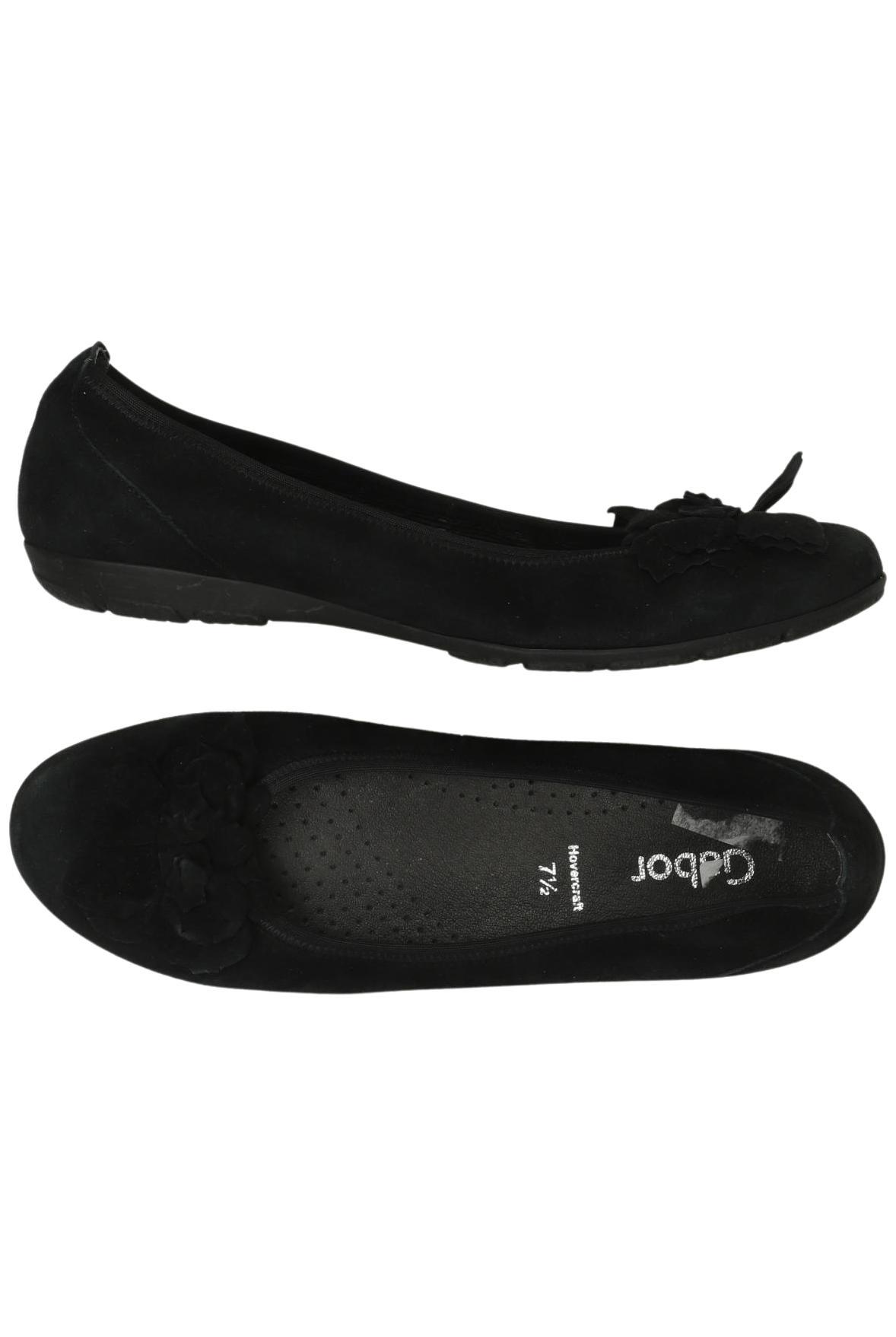 

Gabor Damen Ballerinas, schwarz, Gr. 7.5