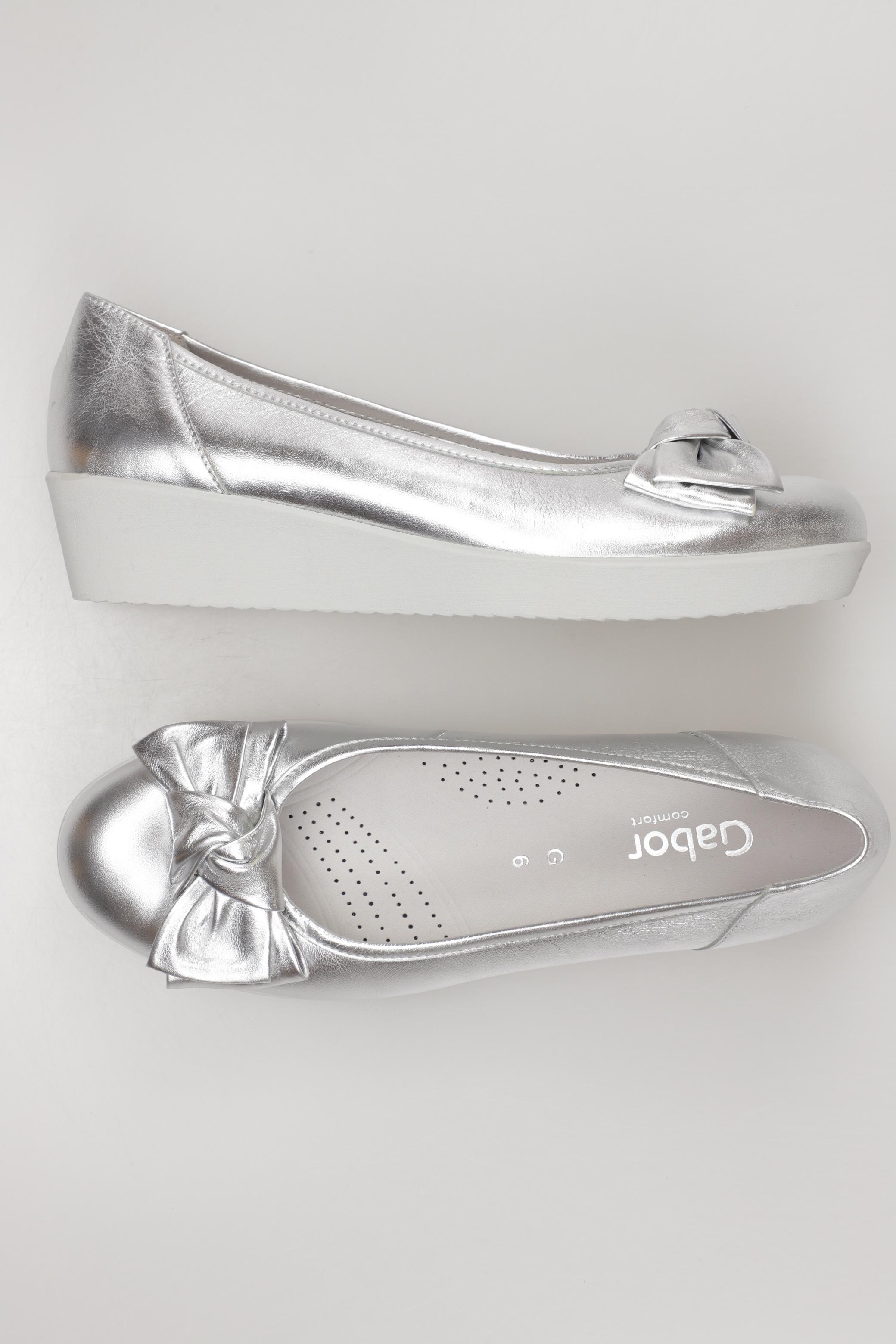

Gabor Damen Ballerinas, silber, Gr. 6